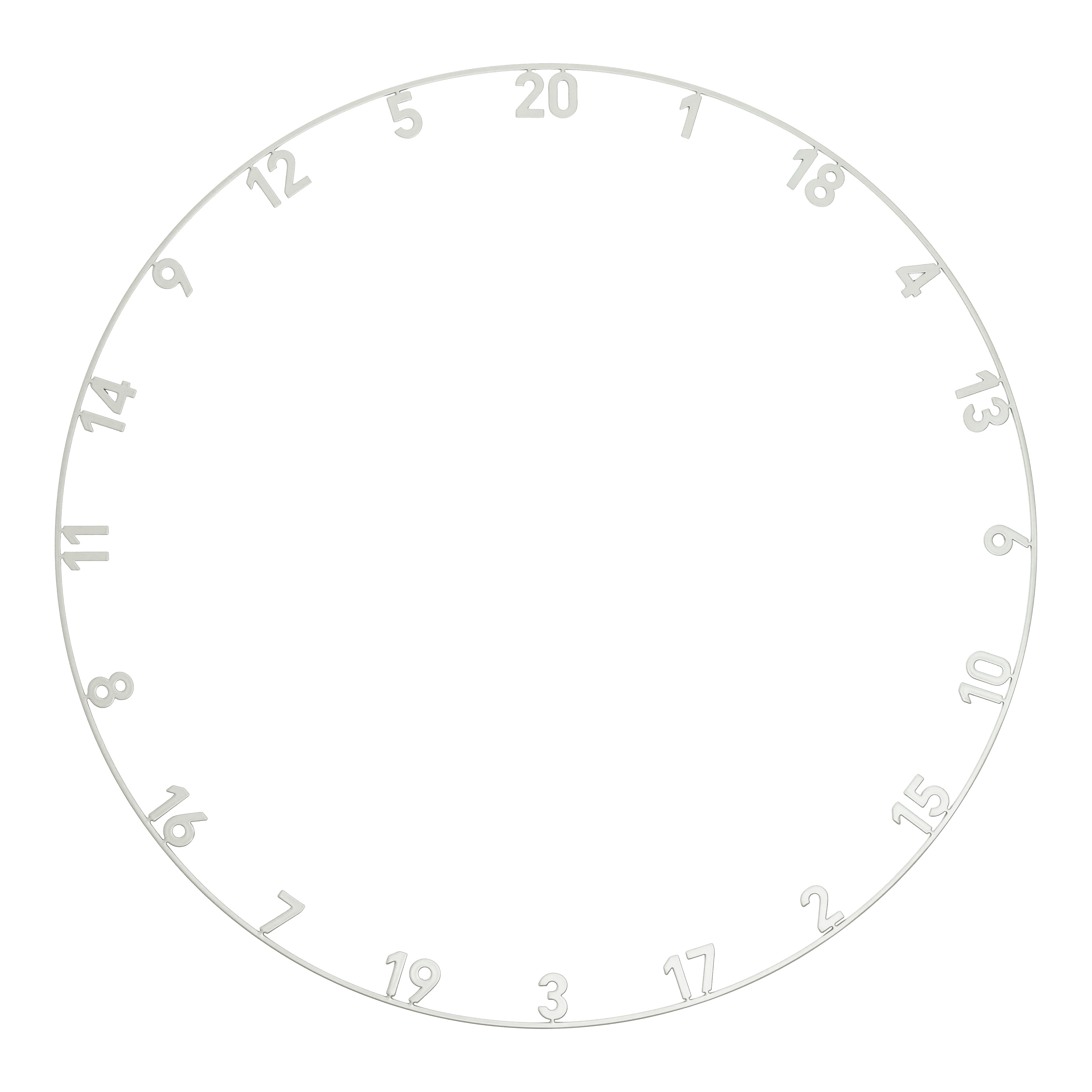 Zu sehen ist das Precise 180 Endorphine Steeldartboard mit Nummernring in der Farbe Gunmetal. Das Board bietet eine robuste und moderne Spielfläche.