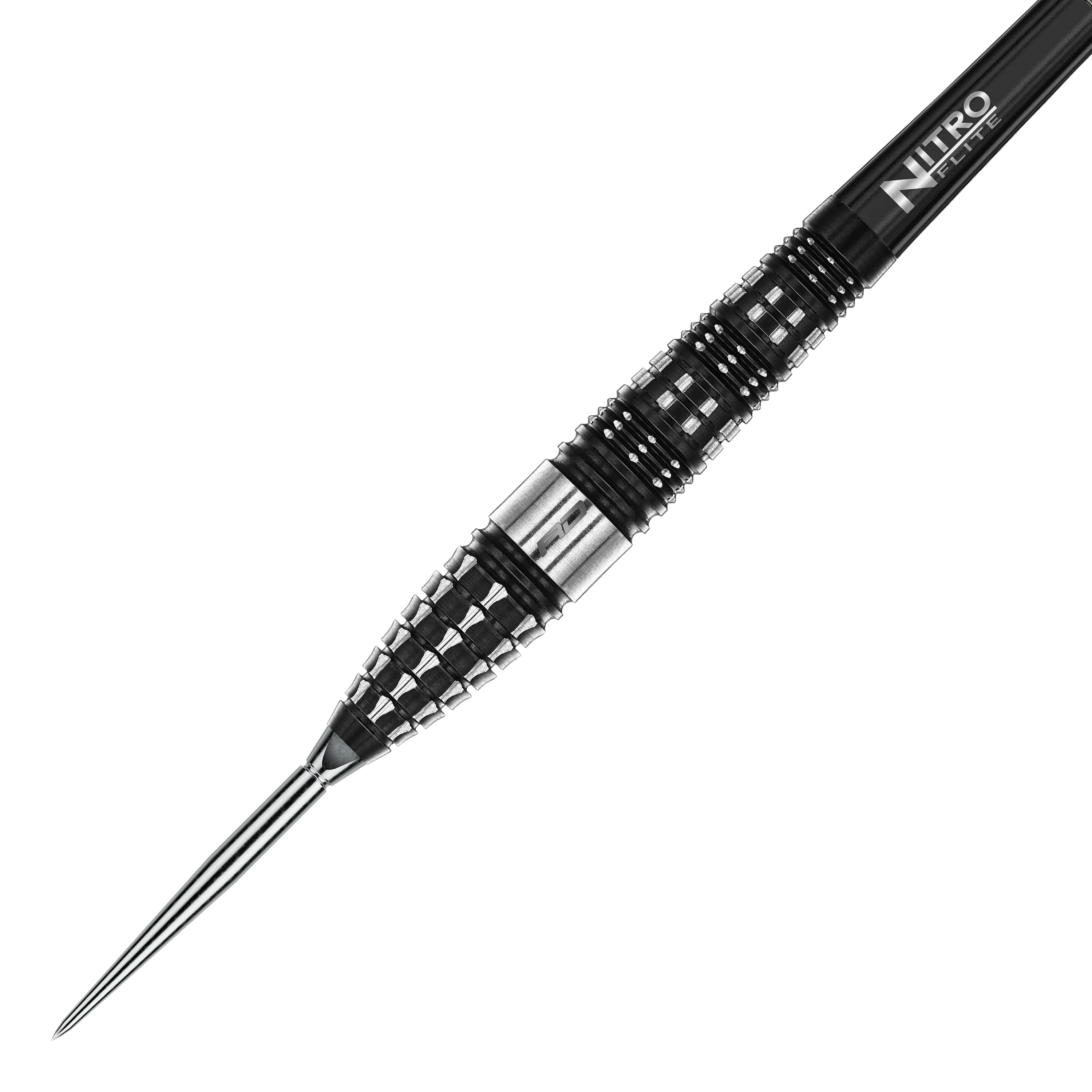 Red Dragon Recon Torpedo Steel Darts Dieses Bild zeigt die Red Dragon Recon Torpedo Steeldarts - 23g. Die Darts liegen nebeneinander auf einer weißen Fläche.