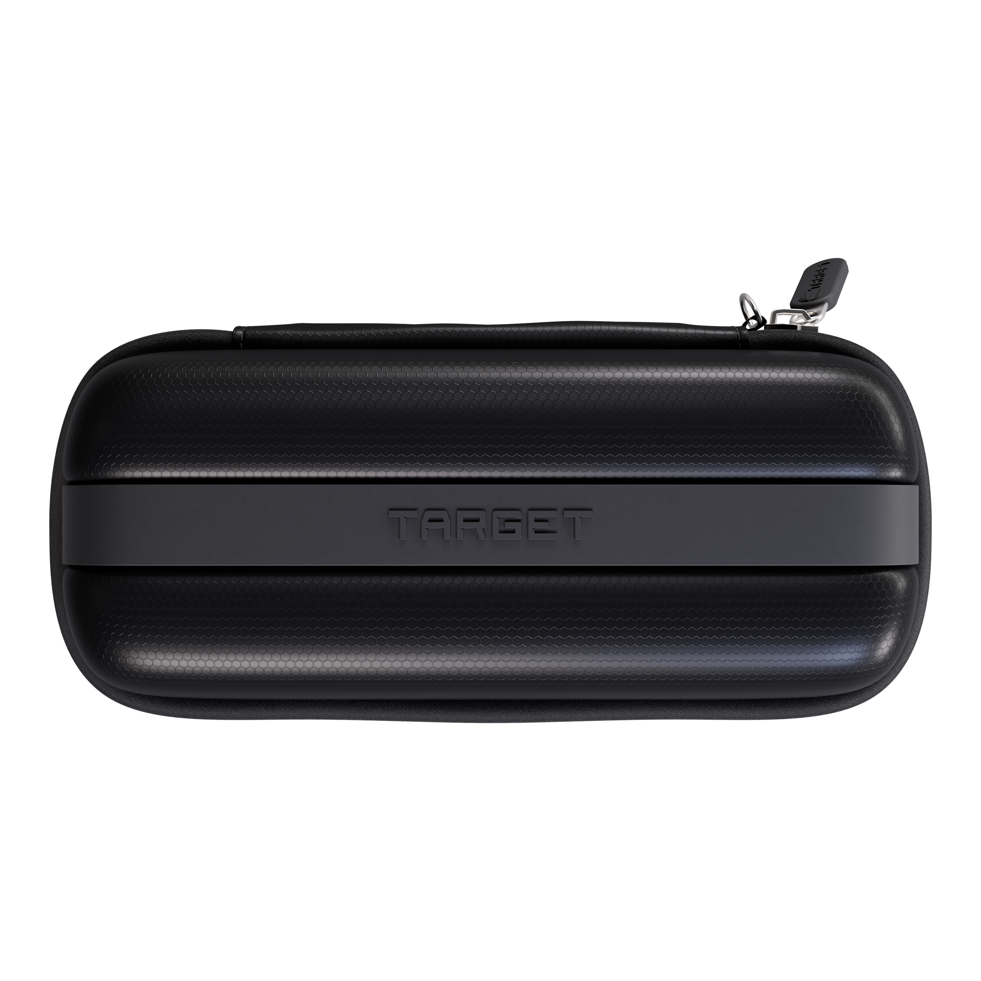 Das Bild zeigt ein Target BOA Dartcase in schwarzer Farbe. Das Etui ist für den Schutz und die Organisation von Dartutensilien bestimmt.