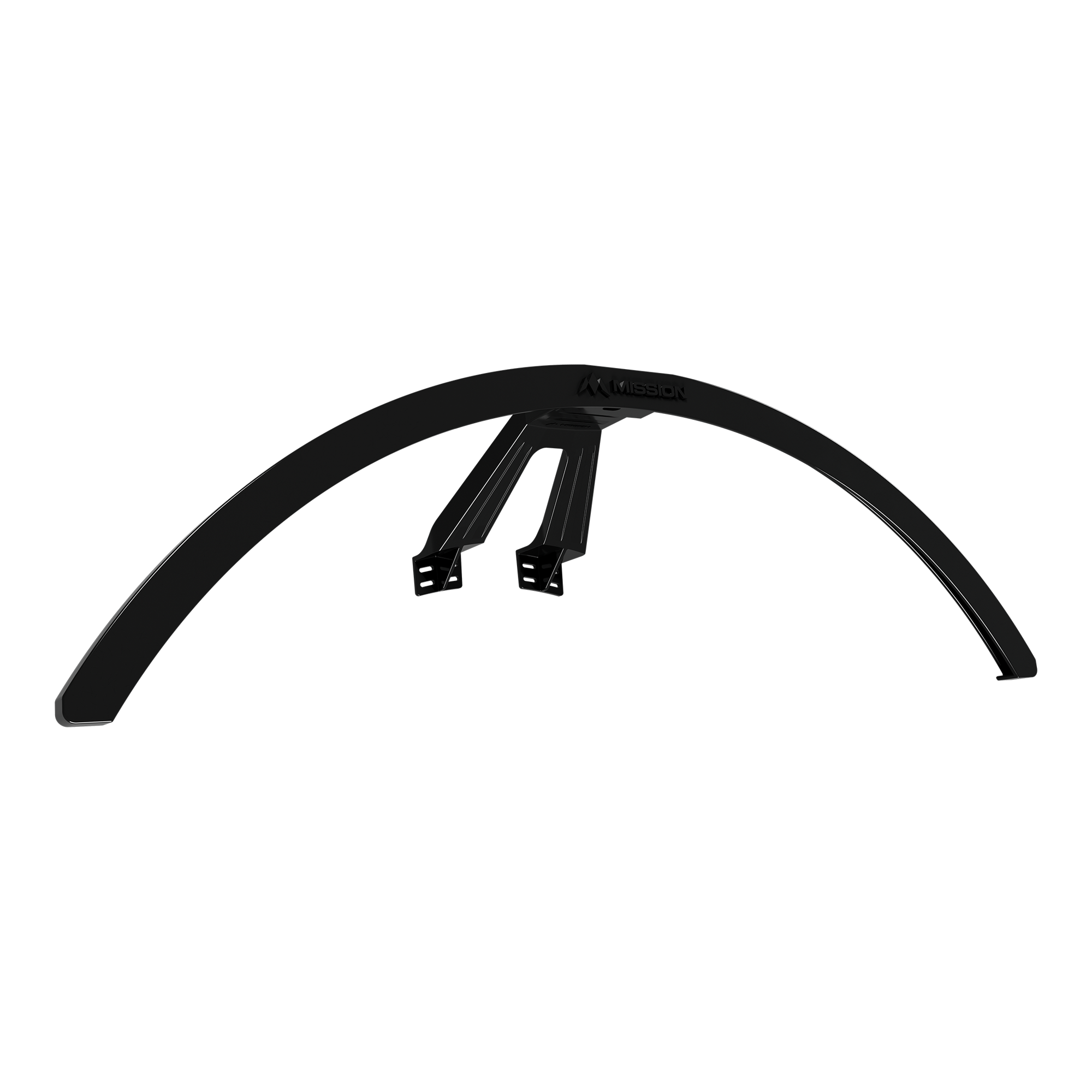 Mission Torus ST lighting system for electronic dartboards Das Bild zeigt das Mission Torus ST Beleuchtungssystem für elektronische Dartboards. Es handelt sich um einen gebogenen, schwarzen Lichtbogen, der über dem Dartboard angebracht wird.