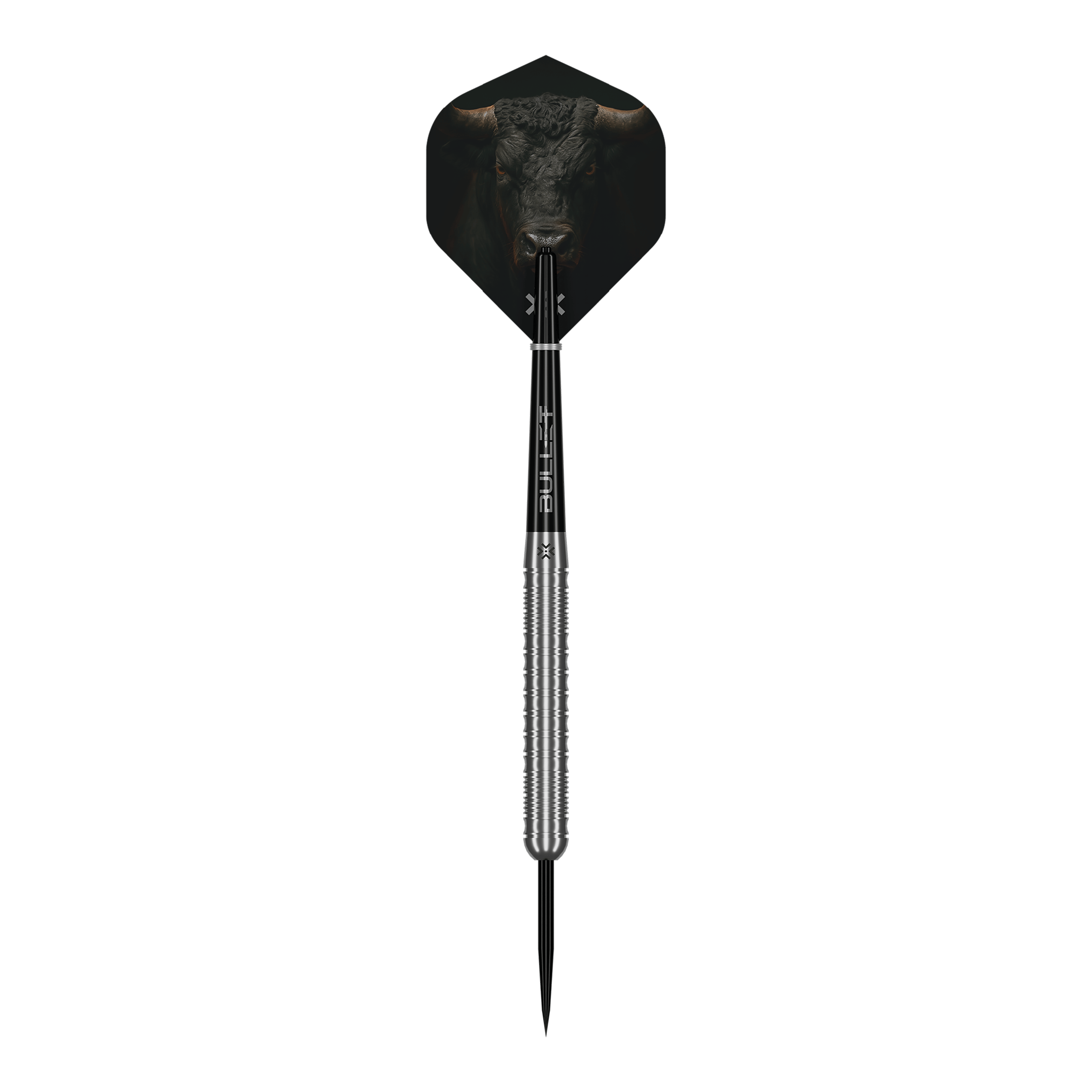 Bullet Fury steel darts Bullet Fury Steel Darts abgebildet. Ein Set Steeldarts aus Metall zum Dartspielen.