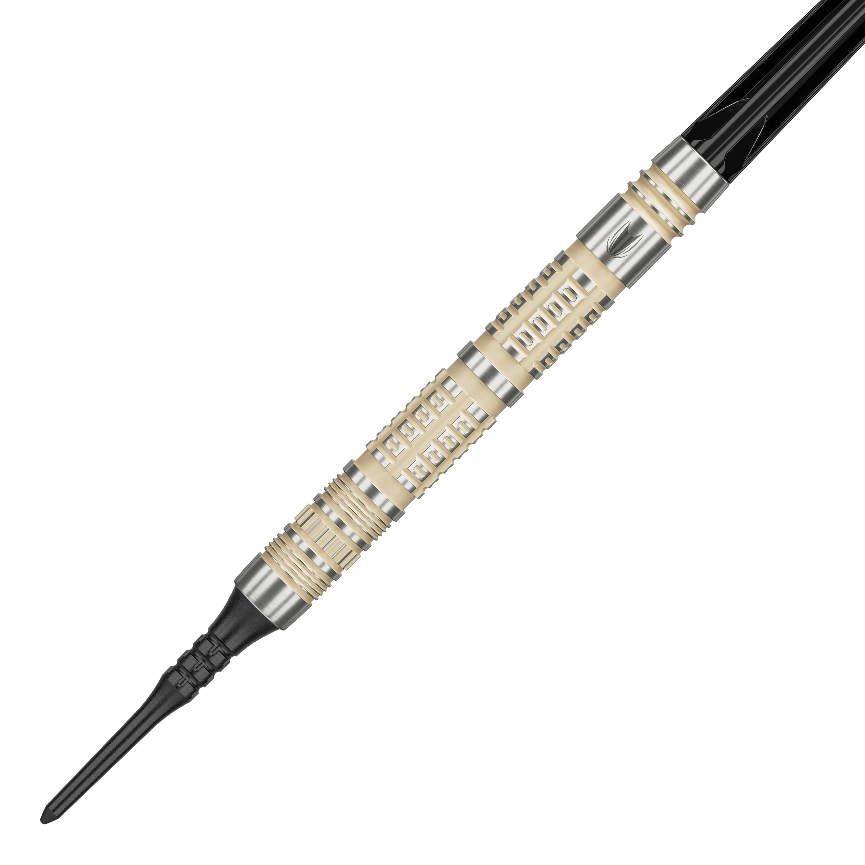 Target Dimitri Van Den Bergh 95K soft darts - 19g Zu sehen sind die Target Dimitri Van Den Bergh 95K Softdarts mit 19 Gramm Gewicht. Sie eignen sich ideal für ambitionierte Dartspieler.