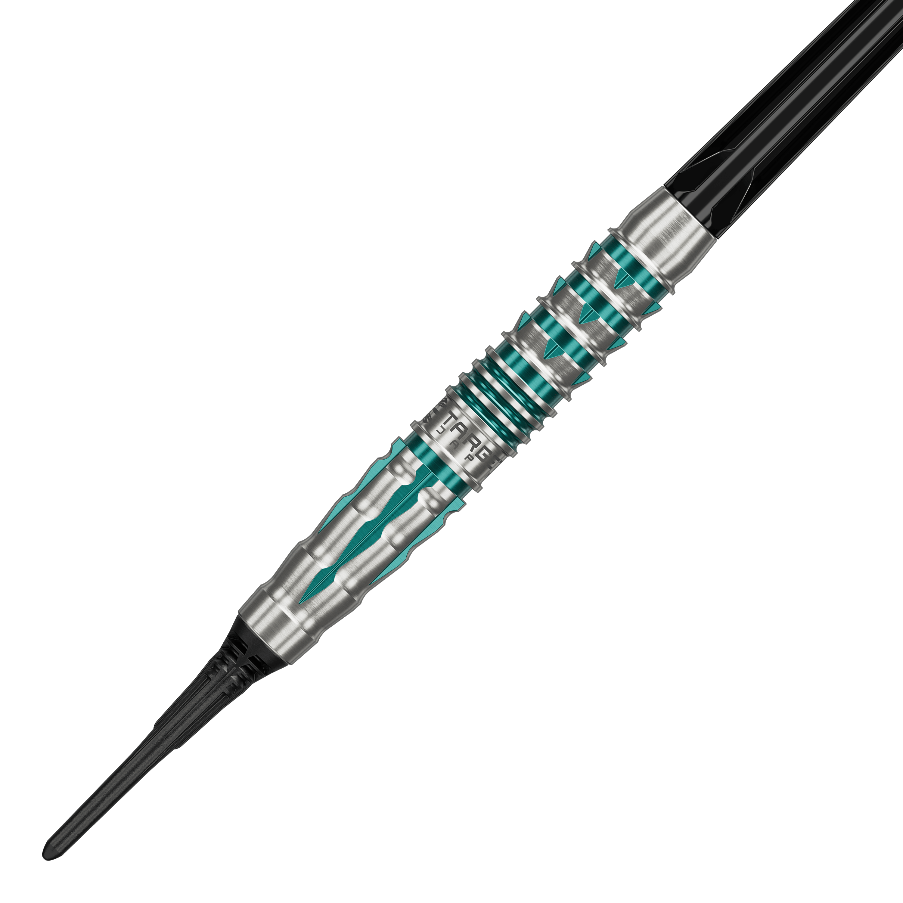 Target Black Marque Pierce Soft Darts - 18.5g Die Abbildung präsentiert die Target Black Marque Pierce Softdarts mit einem Gewicht von 18,5g. Diese Softdarts bieten hohe Qualität und Präzision beim Wurf.