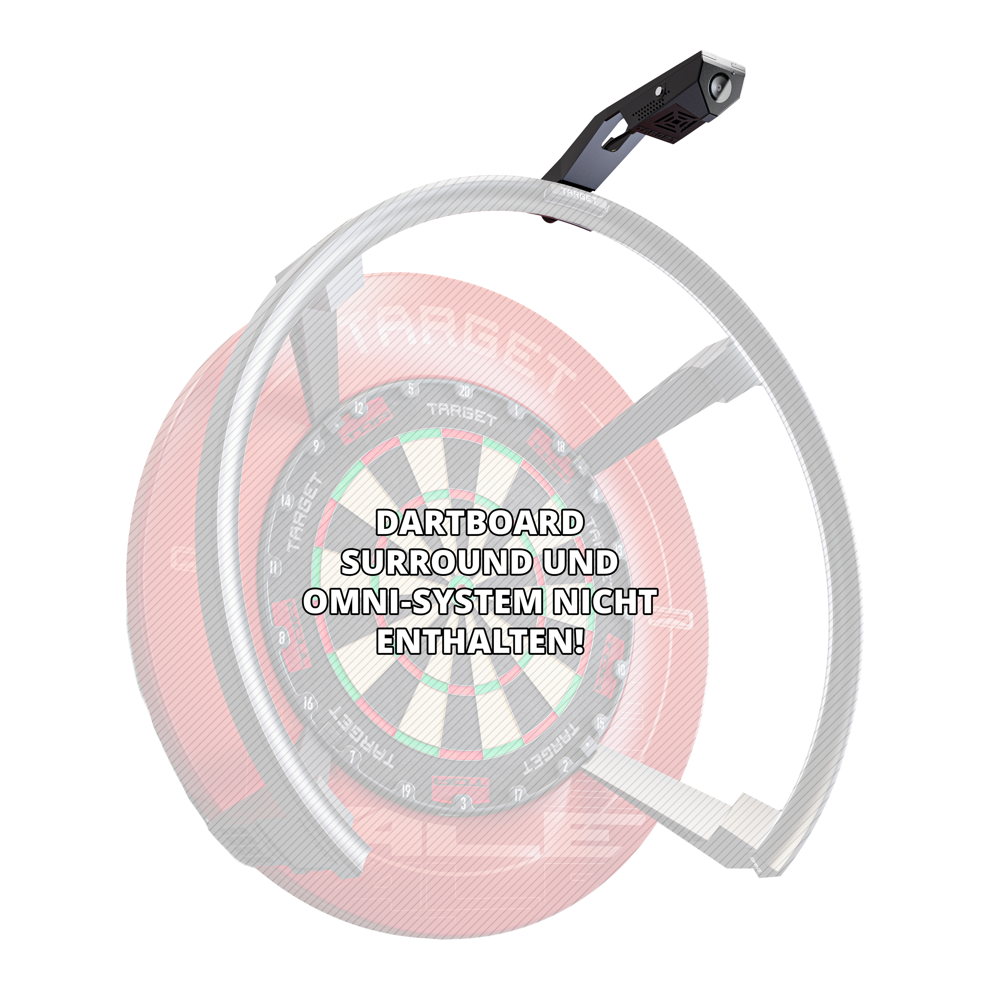 Target OMNI VIRT camera arm Abgebildet ist der Target OMNI VIRT Kamera Arm. Der Kamera Arm bietet eine flexible Verwendung für Kameras im Dartsport.