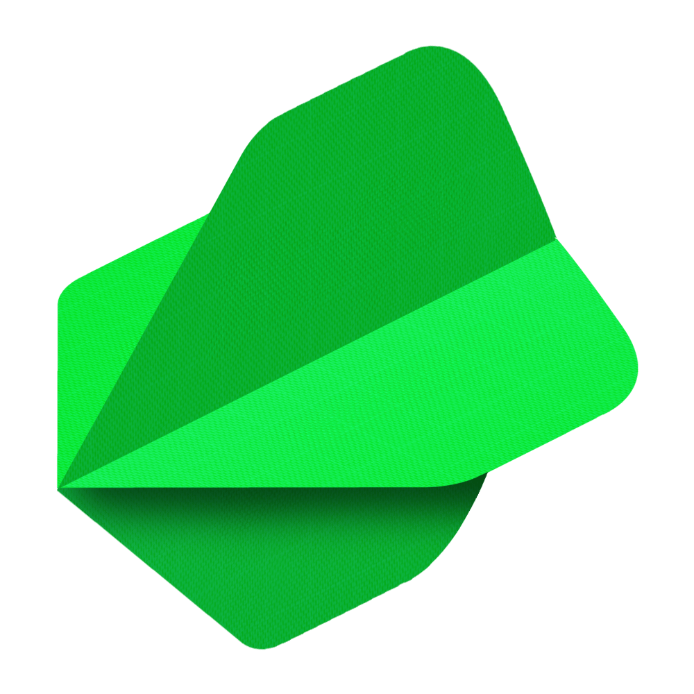 Nylon Fabric Flights N5 - Neon Green