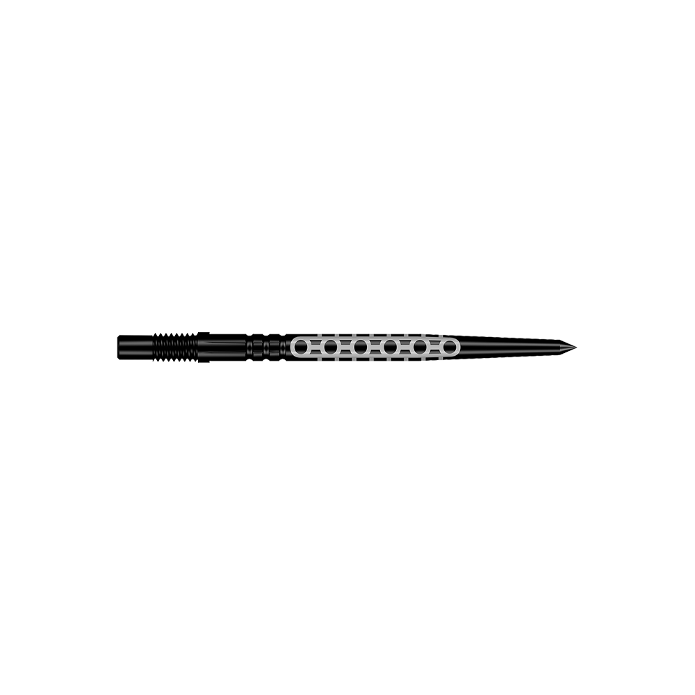 Shot Turbo Point Goths Dart Tips - Black Shot Turbo Point Goths Dart Tips - Black