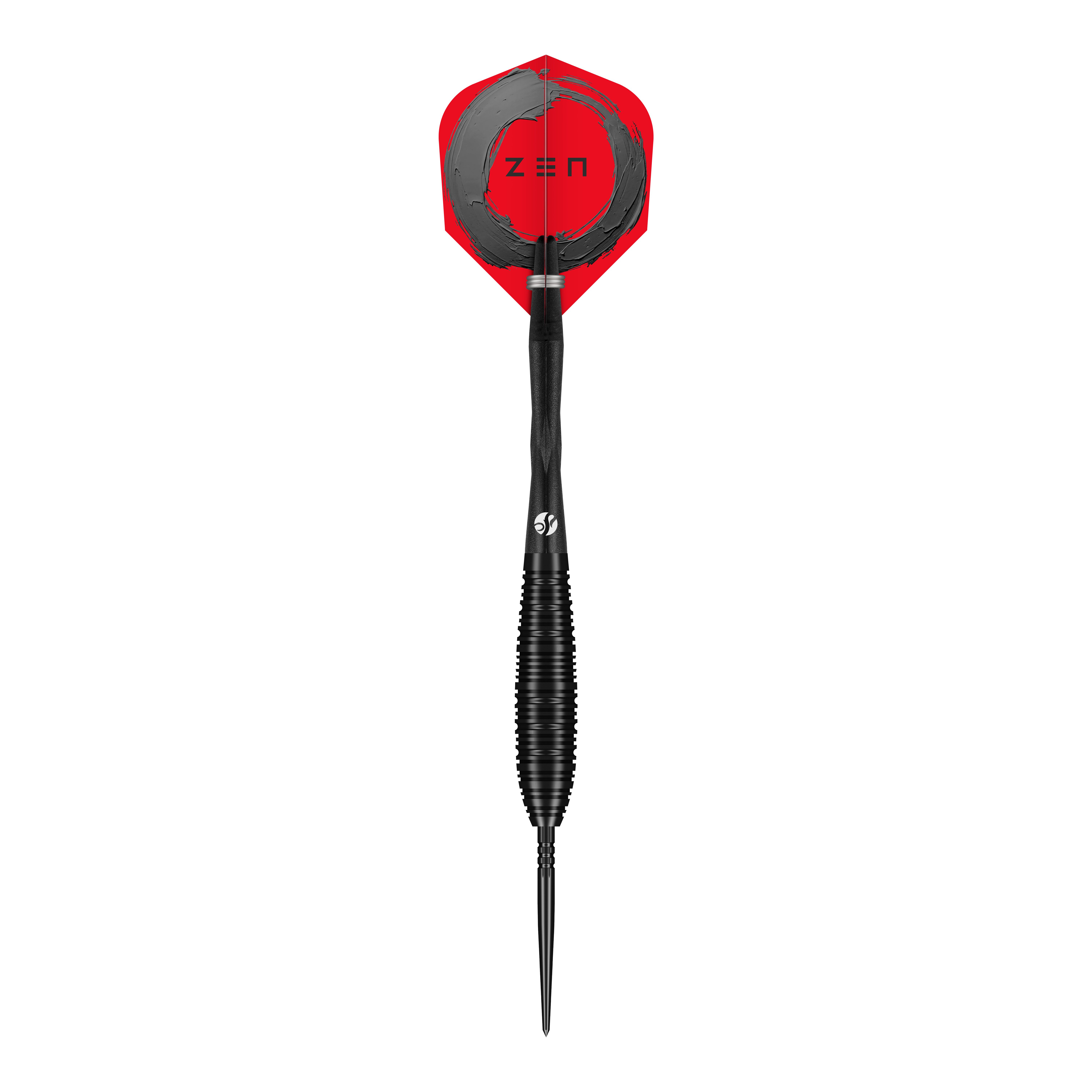 Shot ZEN Bomber Turbo Point steel darts Das Bild zeigt die Shot ZEN Bomber Turbo Point Steeldarts. Es handelt sich um professionelle Steeldarts für präzises Spiel.