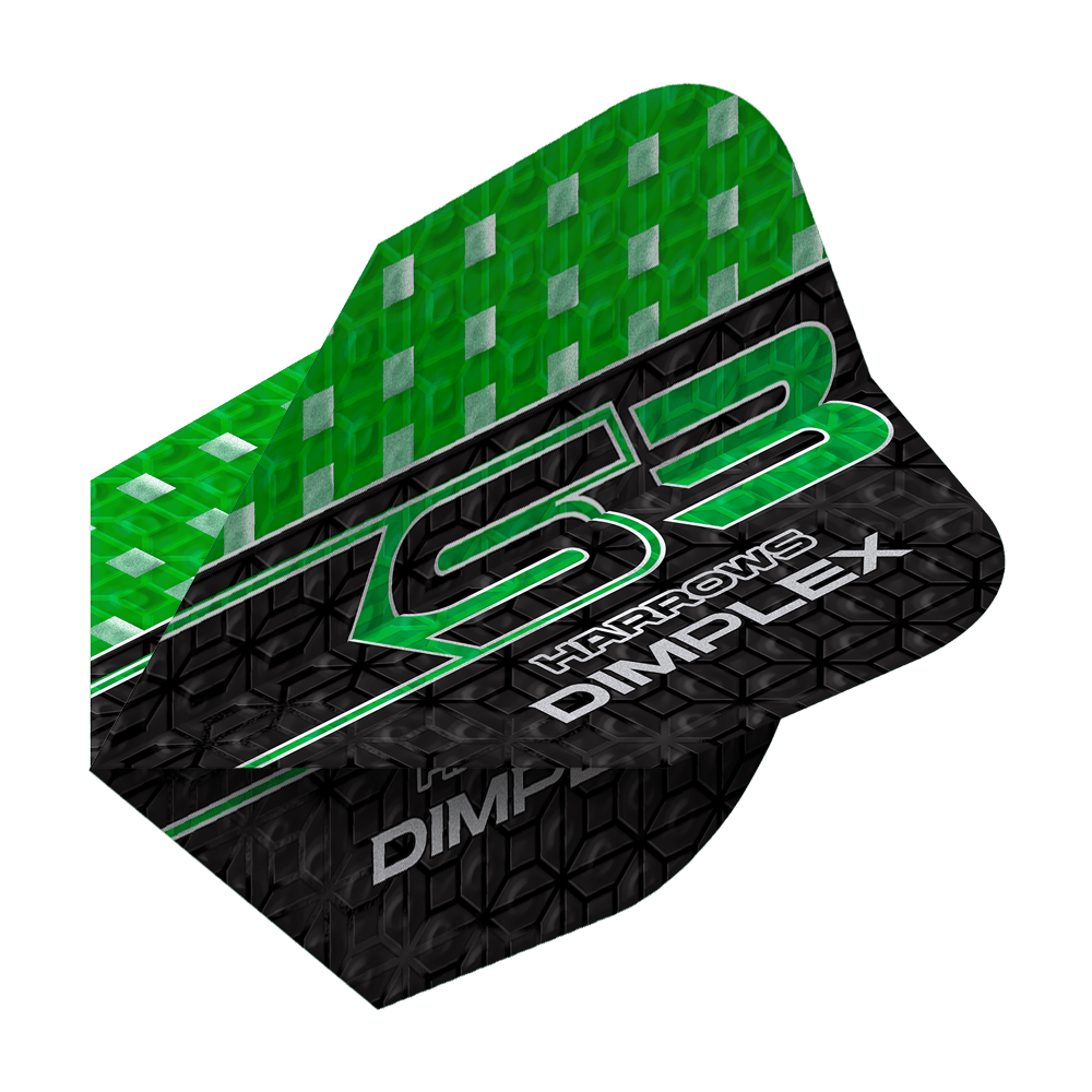 Harrows Dimplex S3 Flights - Green Harrows Dimplex S3 Flights - No6 sind hier dargestellt. Das Design ist vielfältig und farbig.
