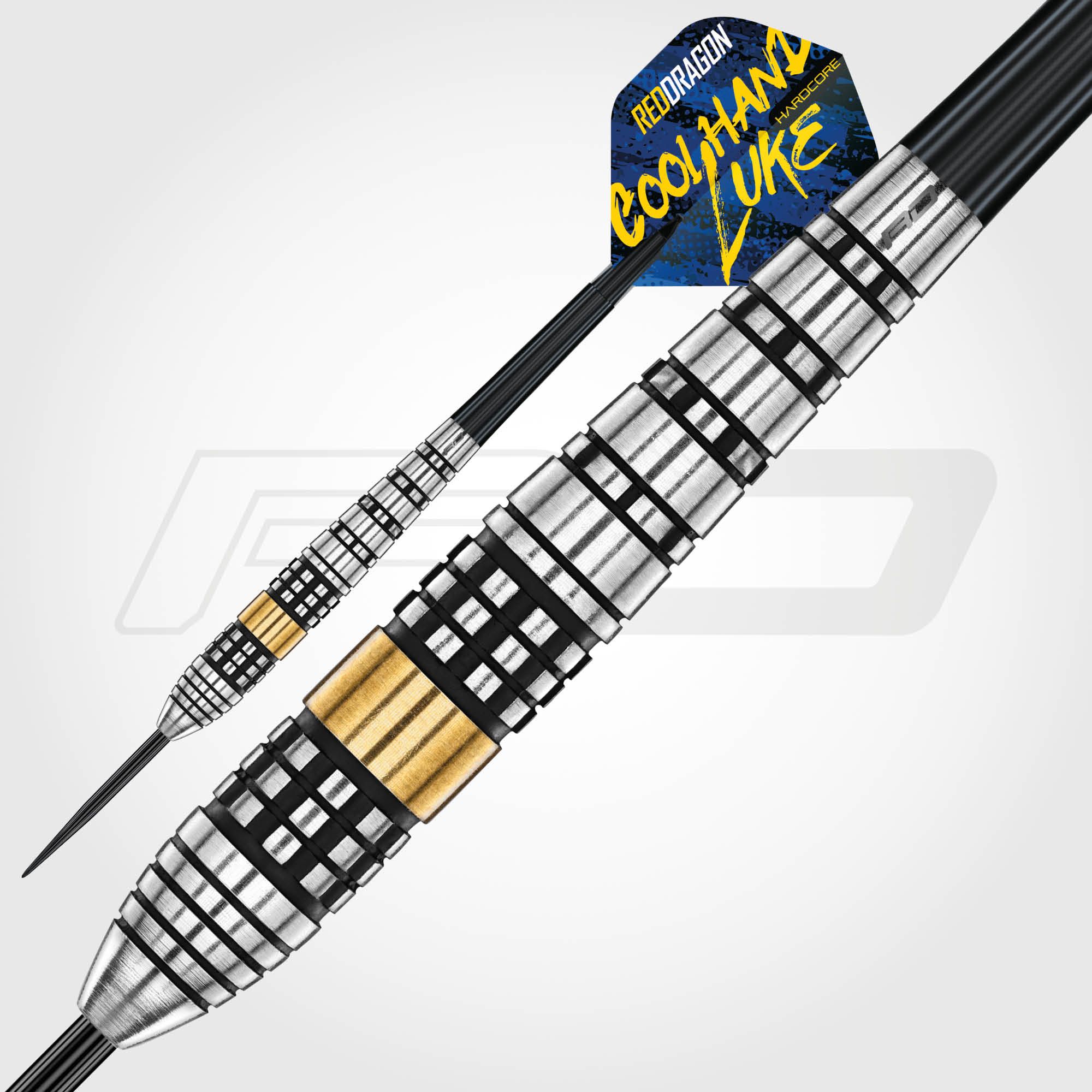 Red Dragon Luke Humphries Brass Steel Darts - 21 g Red Dragon Luke Humphries Brass Steel Darts - 21 g