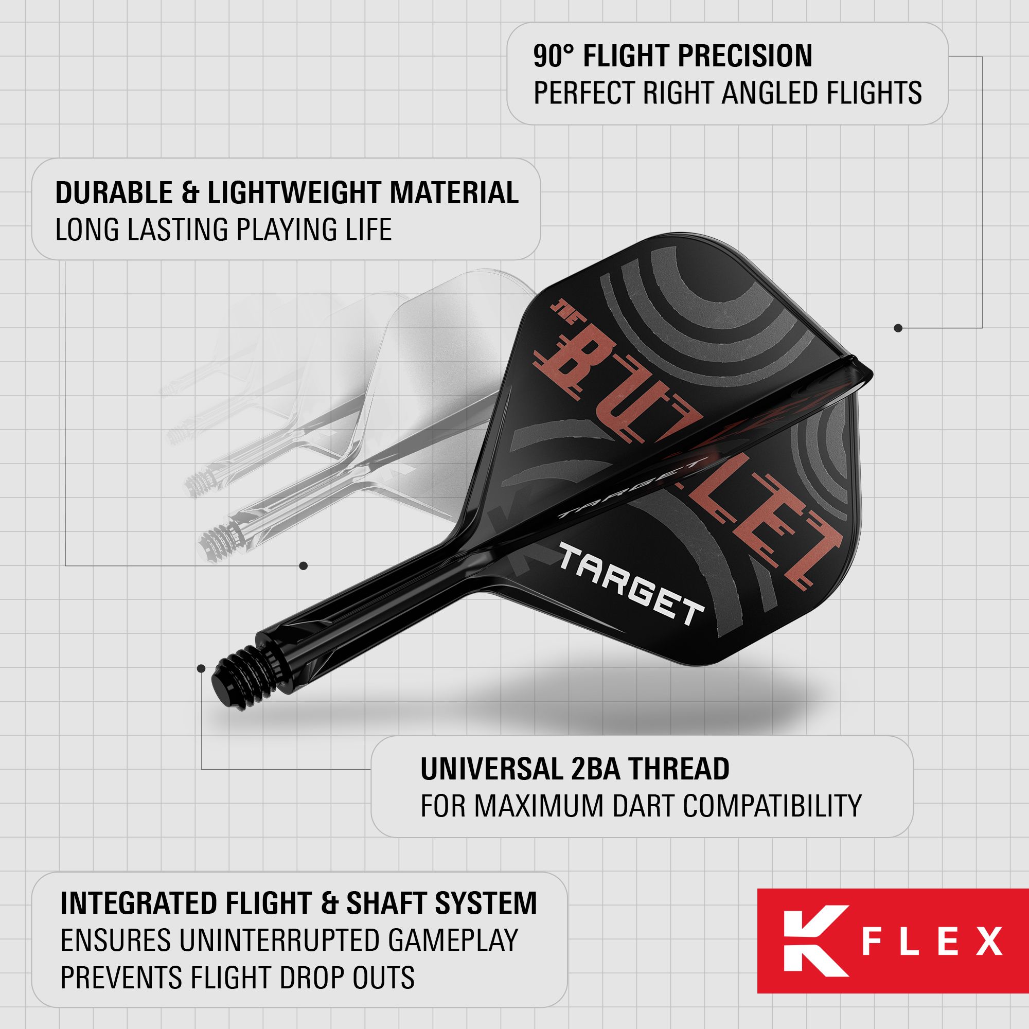 Target K-Flex Stephen Bunting No2 Standard Flights