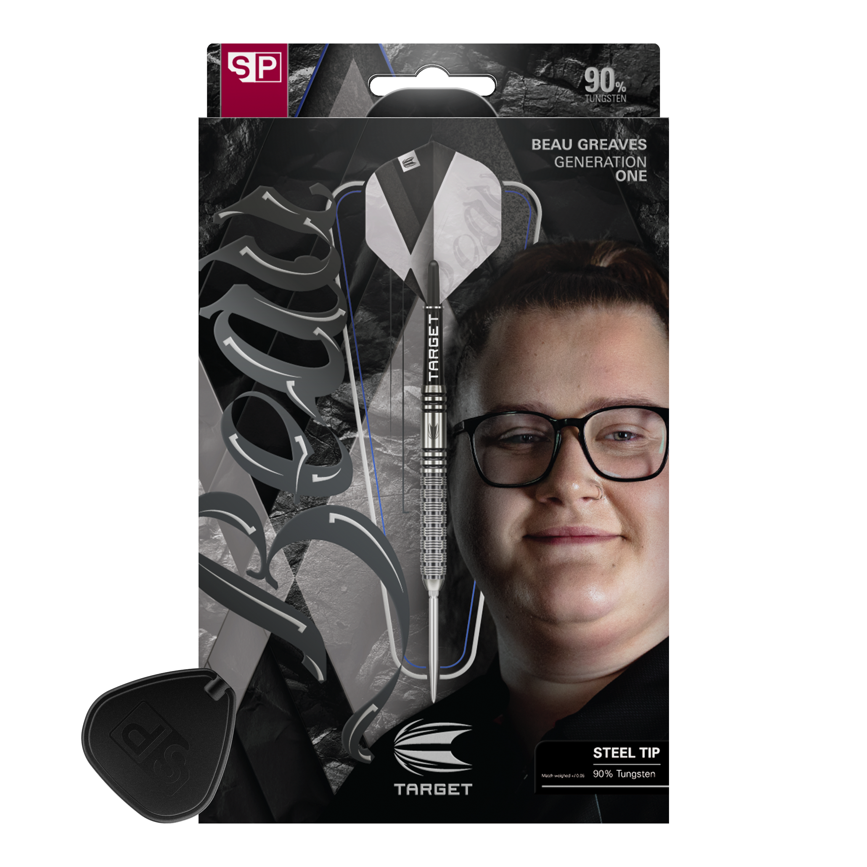Target Beau Greaves GEN1 Swiss Point Steel Darts Gezeigt wird das Set Target Beau Greaves GEN1 Swiss Point Steeldarts. Diese Darts sind ideal für Dartspieler und Fans von Beau Greaves.
