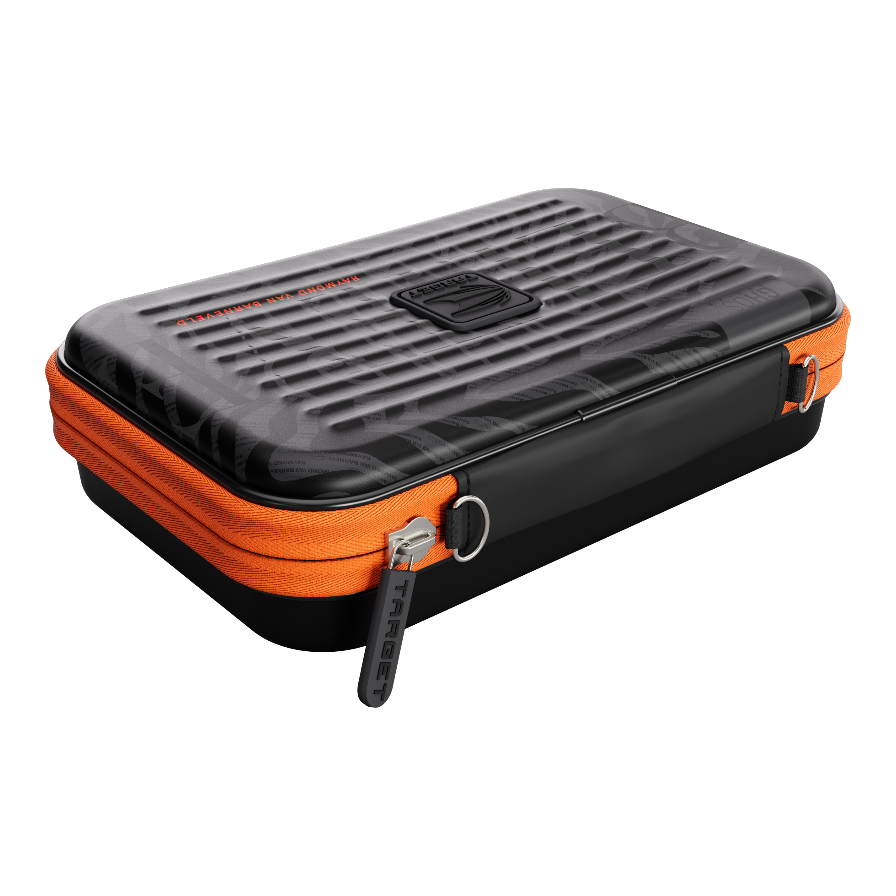 Abgebildet ist das Takoma XL Ghost Series Raymond Van Barneveld Dartcase. Die Darttasche zeichnet sich durch ihr modernes Design und ihre Funktionalität aus.