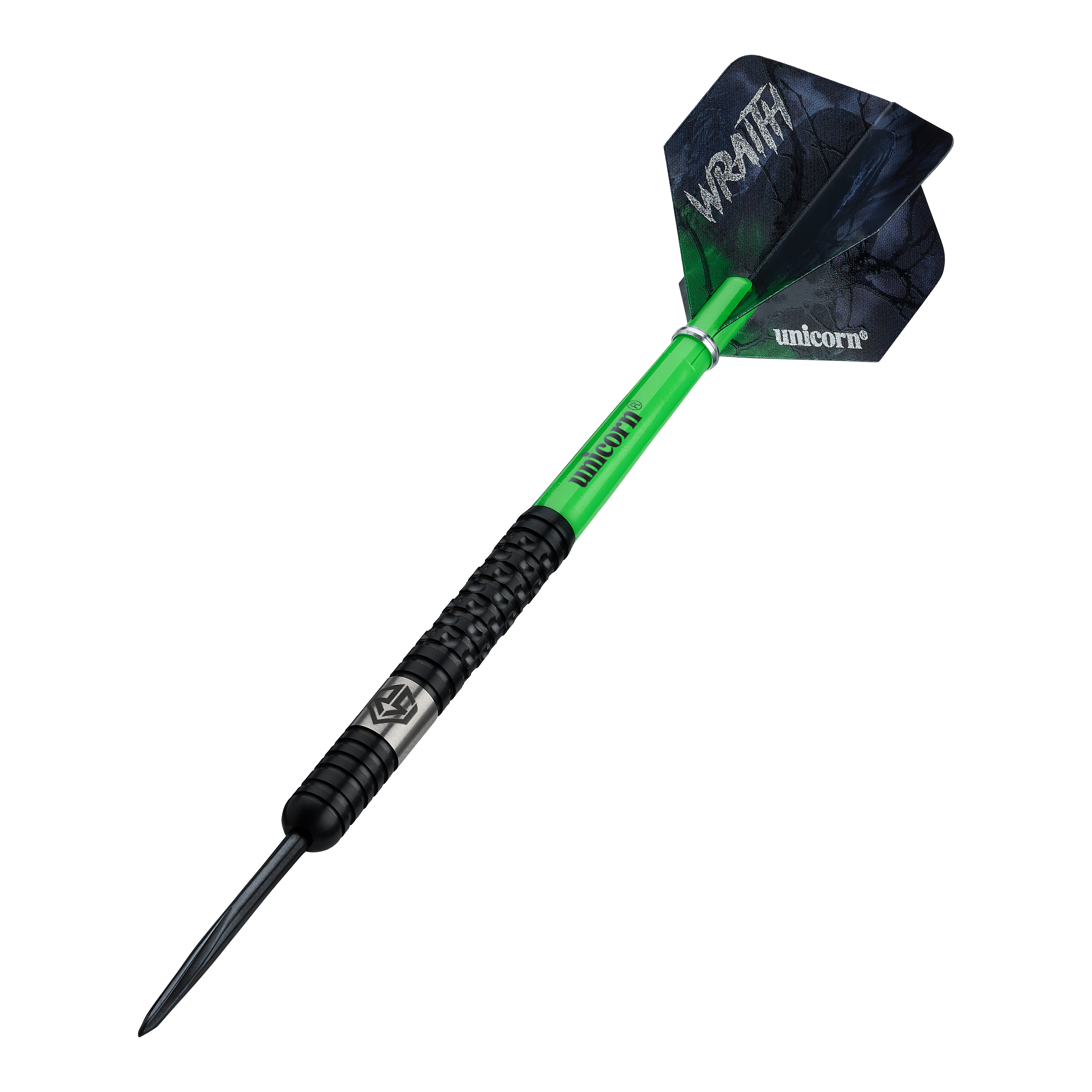 Unicorn Wraith Ross Smith Steeldarts - 22g Unicorn Wraith Ross Smith Steeldarts mit einem Gewicht von 22g werden auf diesem Bild dargestellt. Das Produkt ist für präzises Dartspiel entwickelt.