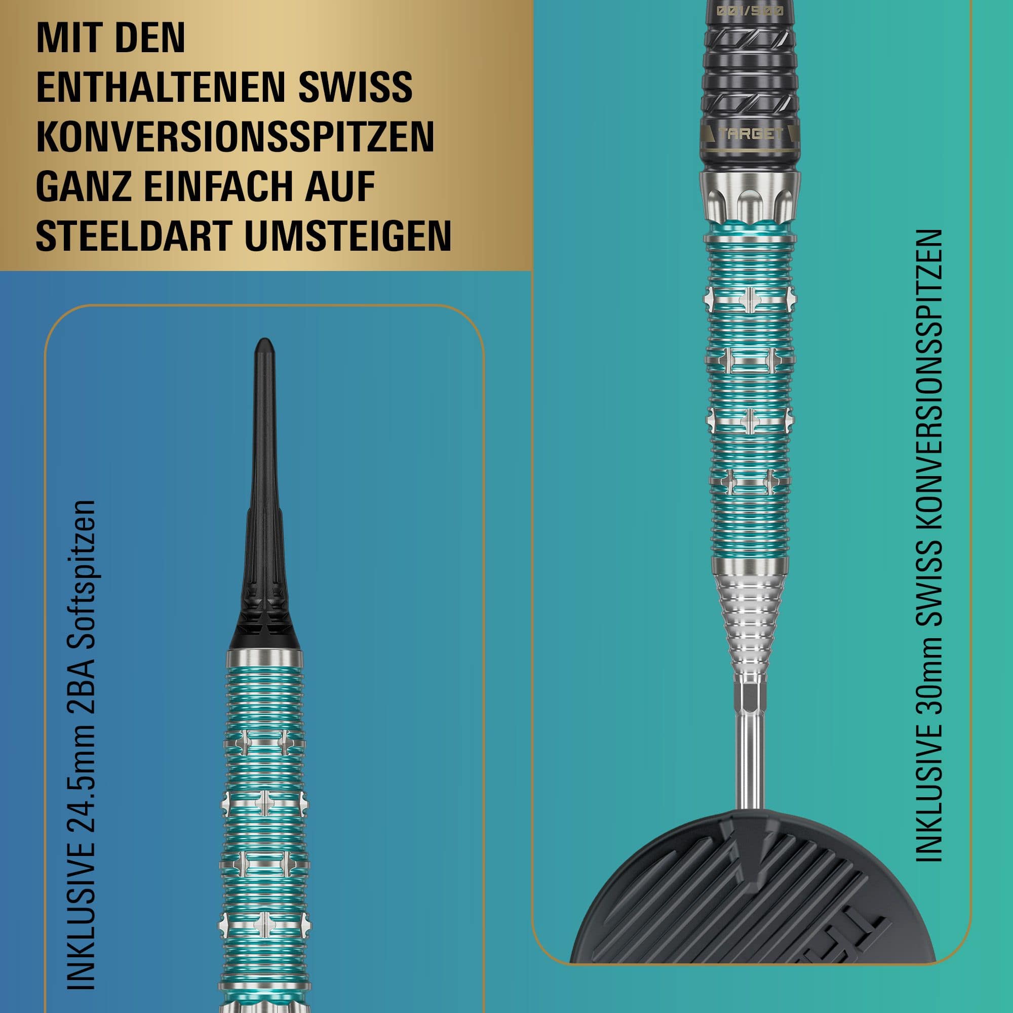 Target Japan The Rising Miracle Combination Limited Edition Softdarts - 21.5g Target Japan The Rising Miracle Combination Limited Edition Softdarts - 21.5g