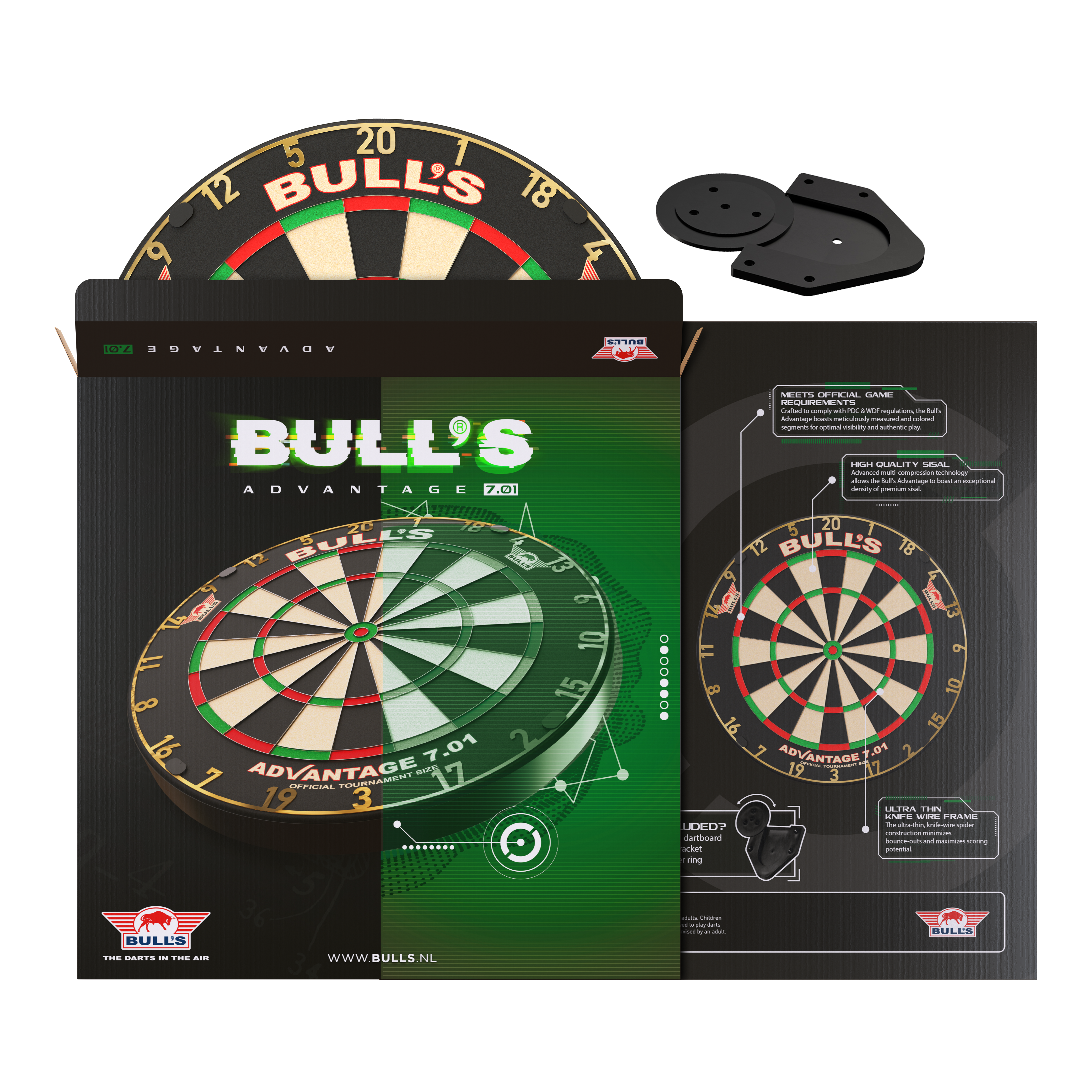 Bulls NL Advantage 701 Steeldartboard Bulls NL Advantage 701 Steeldartboard