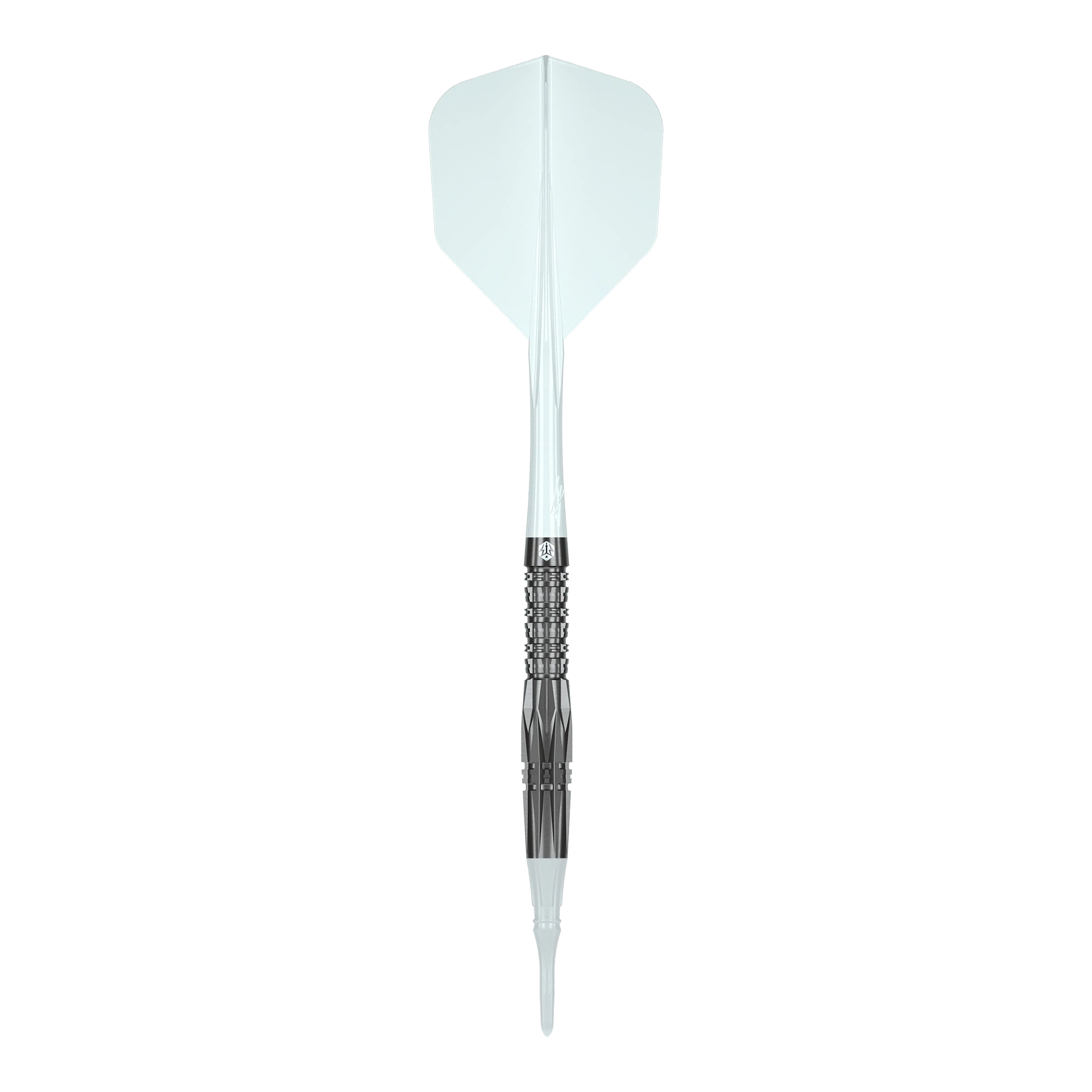 Caliburn Prisma P1 soft darts - 19g Zu sehen ist der Caliburn Prisma P1 Softdart - 19g aus einer anderen Perspektive. Der Softdart überzeugt durch Qualität und Design.