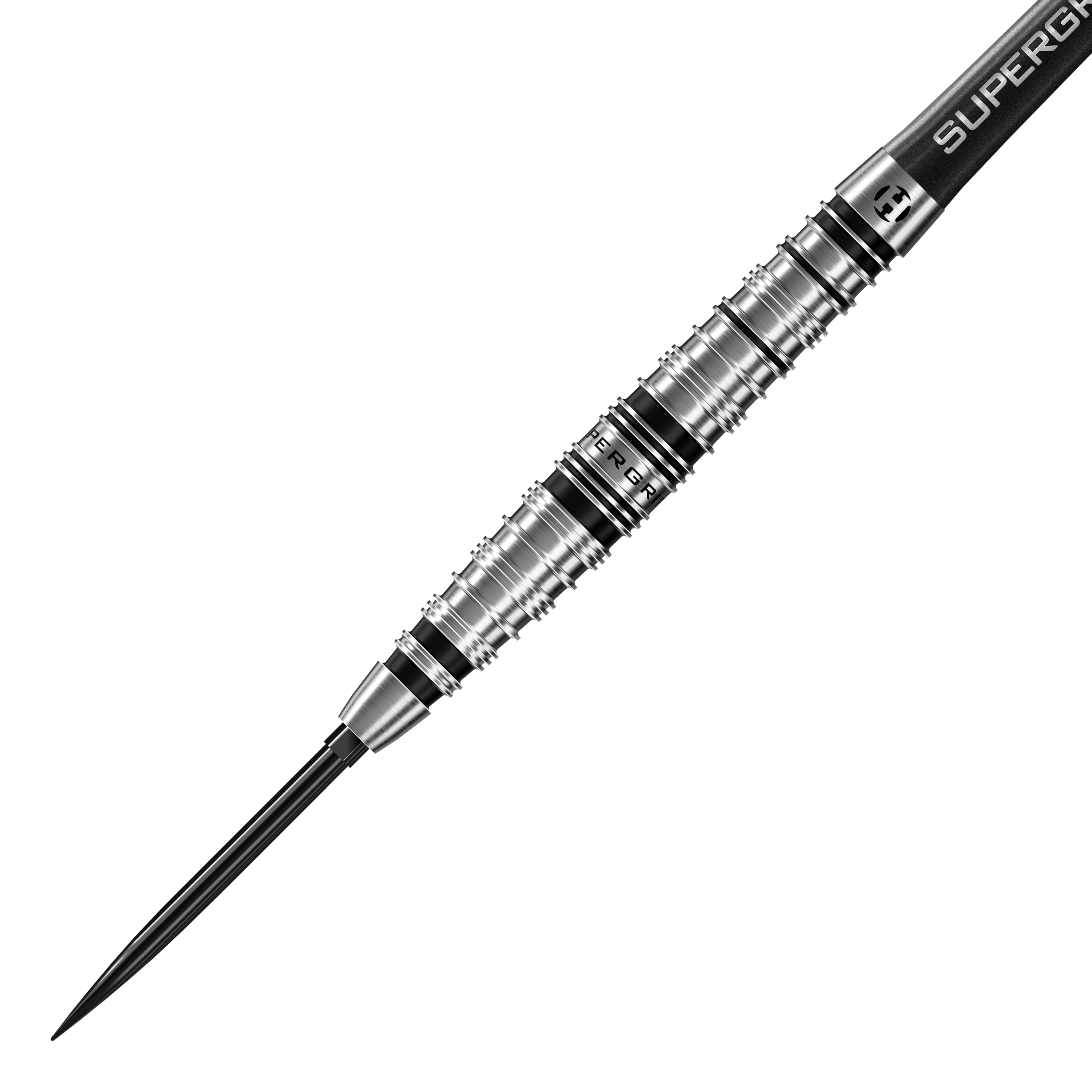 Harrows Supergrip Torpedo Quick Point Steel Darts Zu sehen sind die Harrows Supergrip Torpedo Quick Point Steeldarts. Diese Darts bieten einen guten Griff und sind speziell für Steeldartspiele gefertigt.