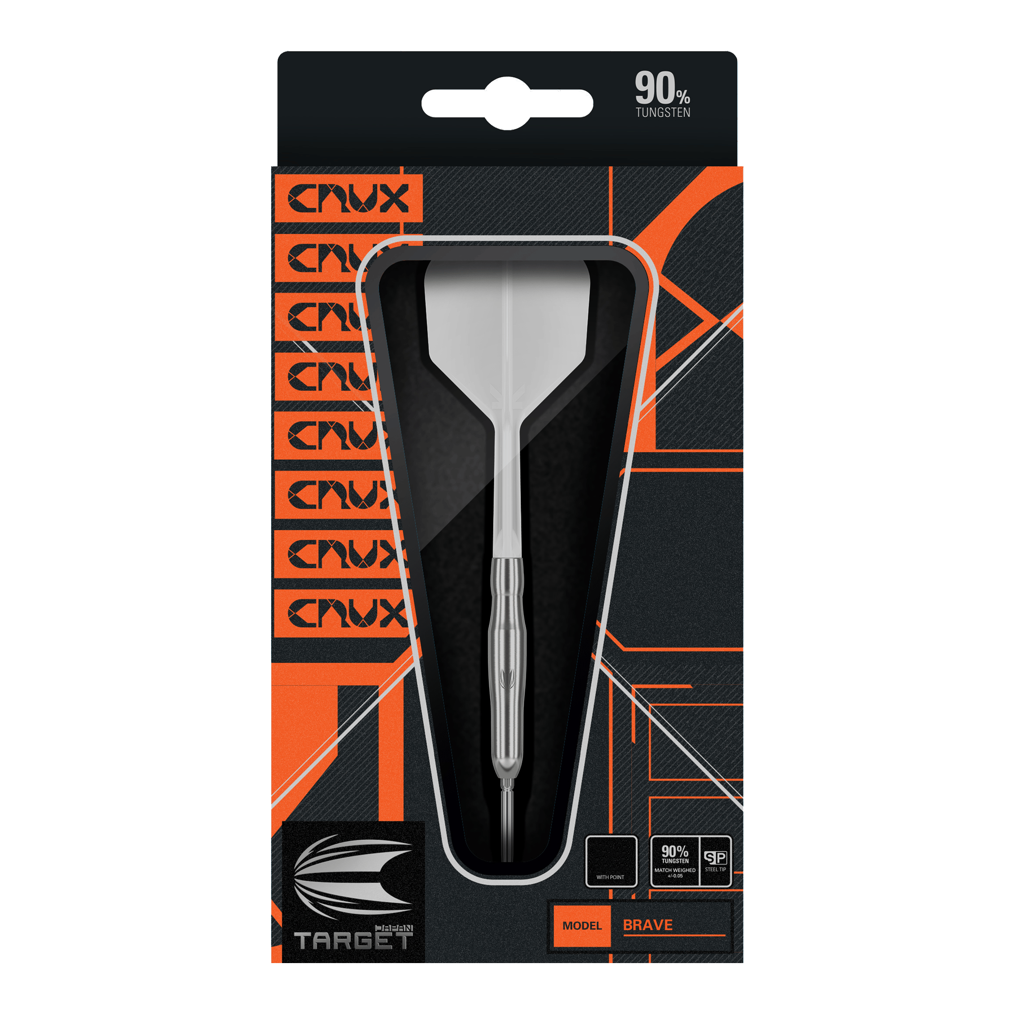 Target Crux Japan Brave Swiss Point Steel Darts - 21g