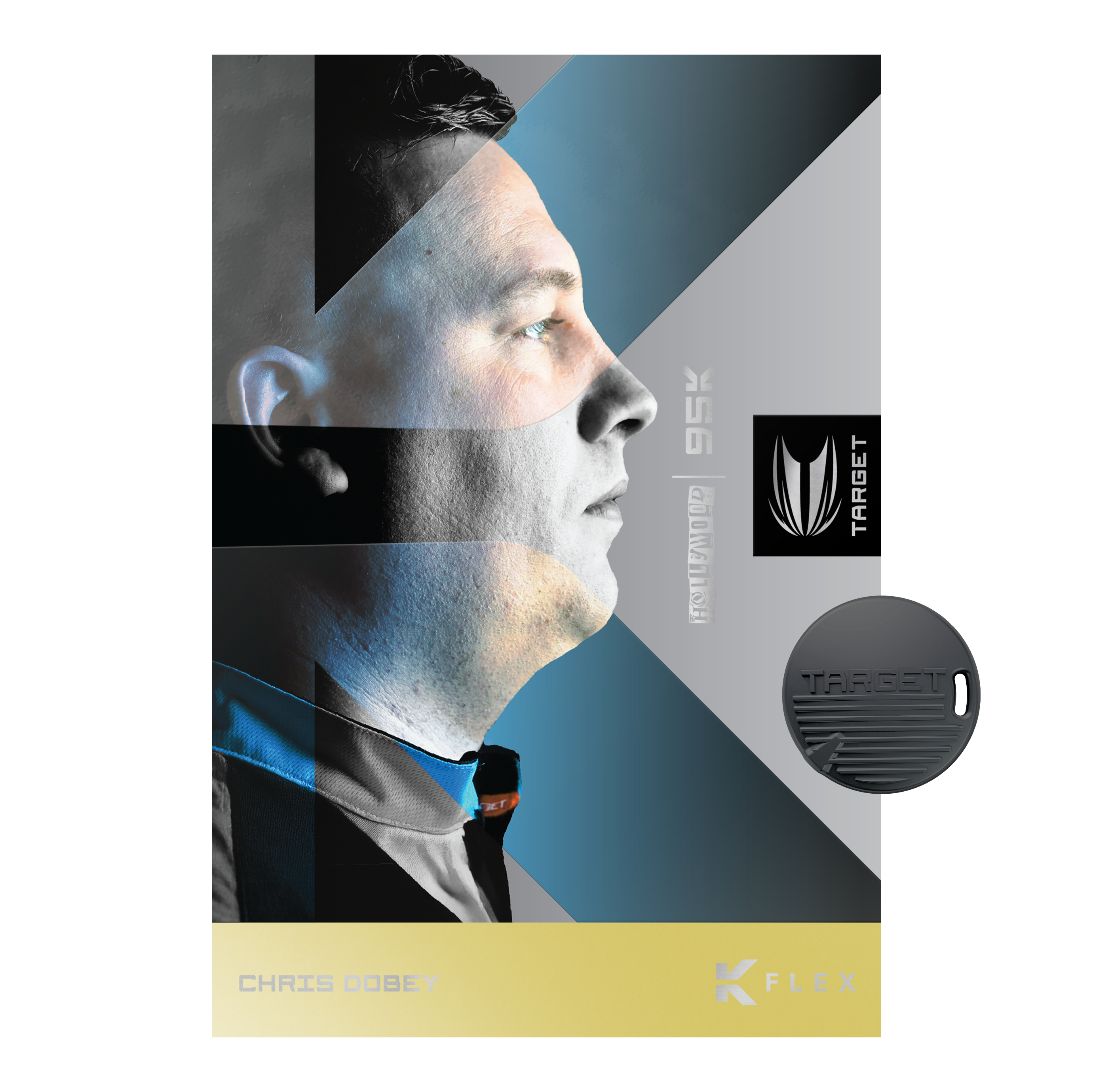 Target Chris Dobey 95K Swiss Point Steel Darts Das Bild zeigt die Target Chris Dobey 95K Swiss Point Steeldarts. Diese Steeldarts sind professionell verarbeitet und für anspruchsvolle Spieler geeignet.