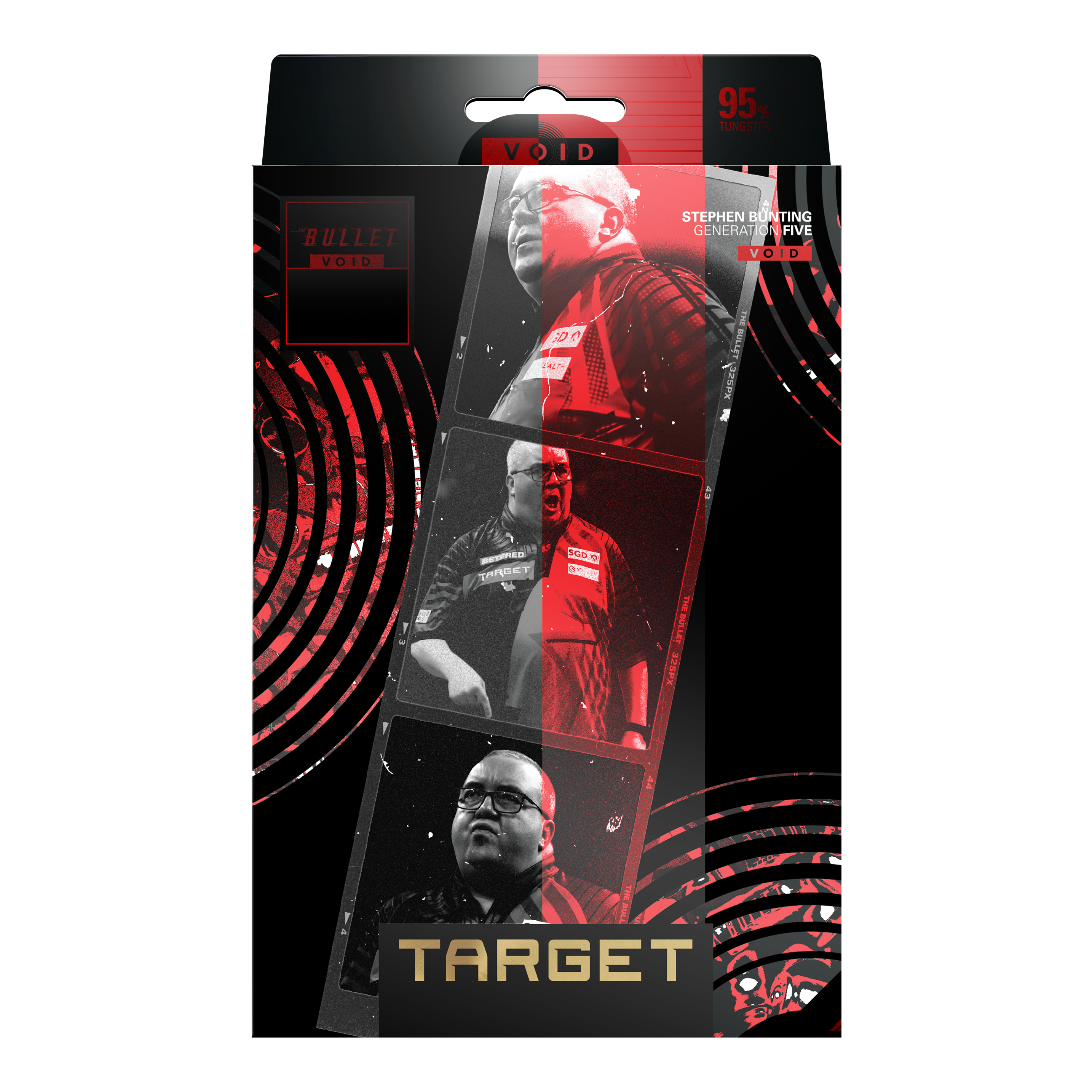 Target Stephen Bunting GEN5 Void Soft Darts - 18g Die Abbildung zeigt die Target Stephen Bunting GEN5 Void Softdarts - 18g. Sie zeichnen sich durch eine hochwertige Verarbeitung und ein modernes Aussehen aus.