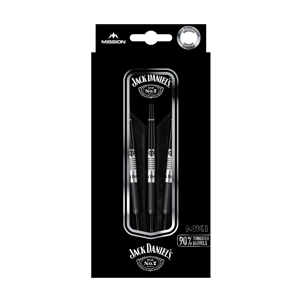 Mission Jack Daniels 90% MKI Steel Darts - 23g