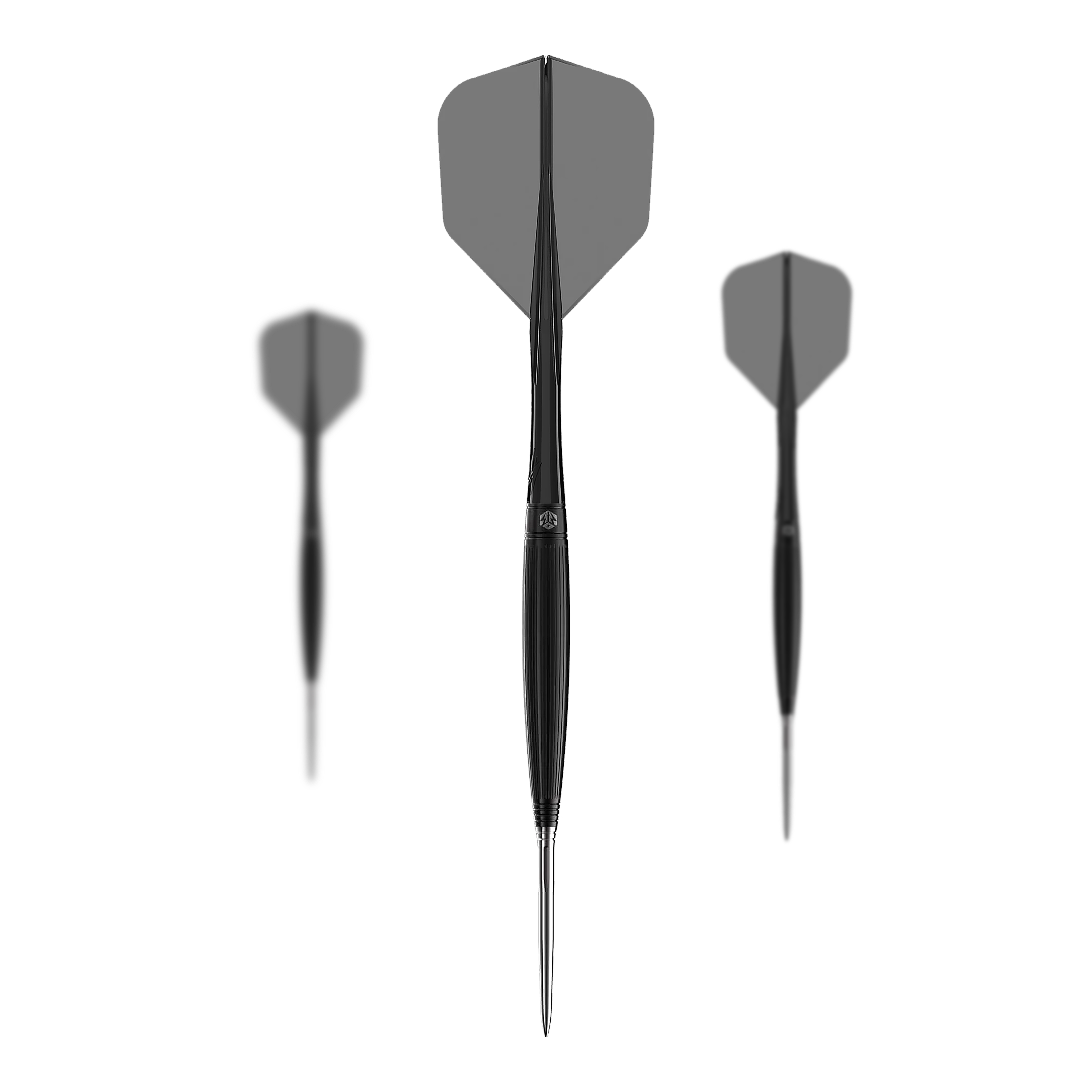 Caliburn Chord C2 steel darts - 23.5g Abgebildet ist ein Set der Caliburn Chord C2 Steeldarts - 23,5g. Mehrere Darts werden zusammen präsentiert.