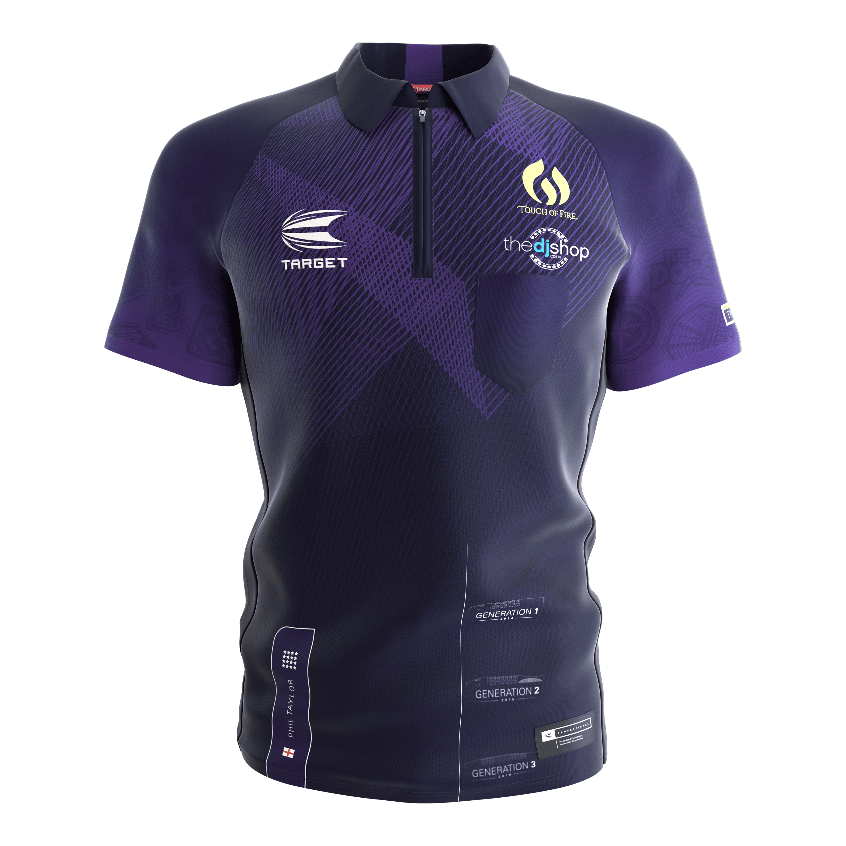 Target Phil Taylor 2024 dart shirt