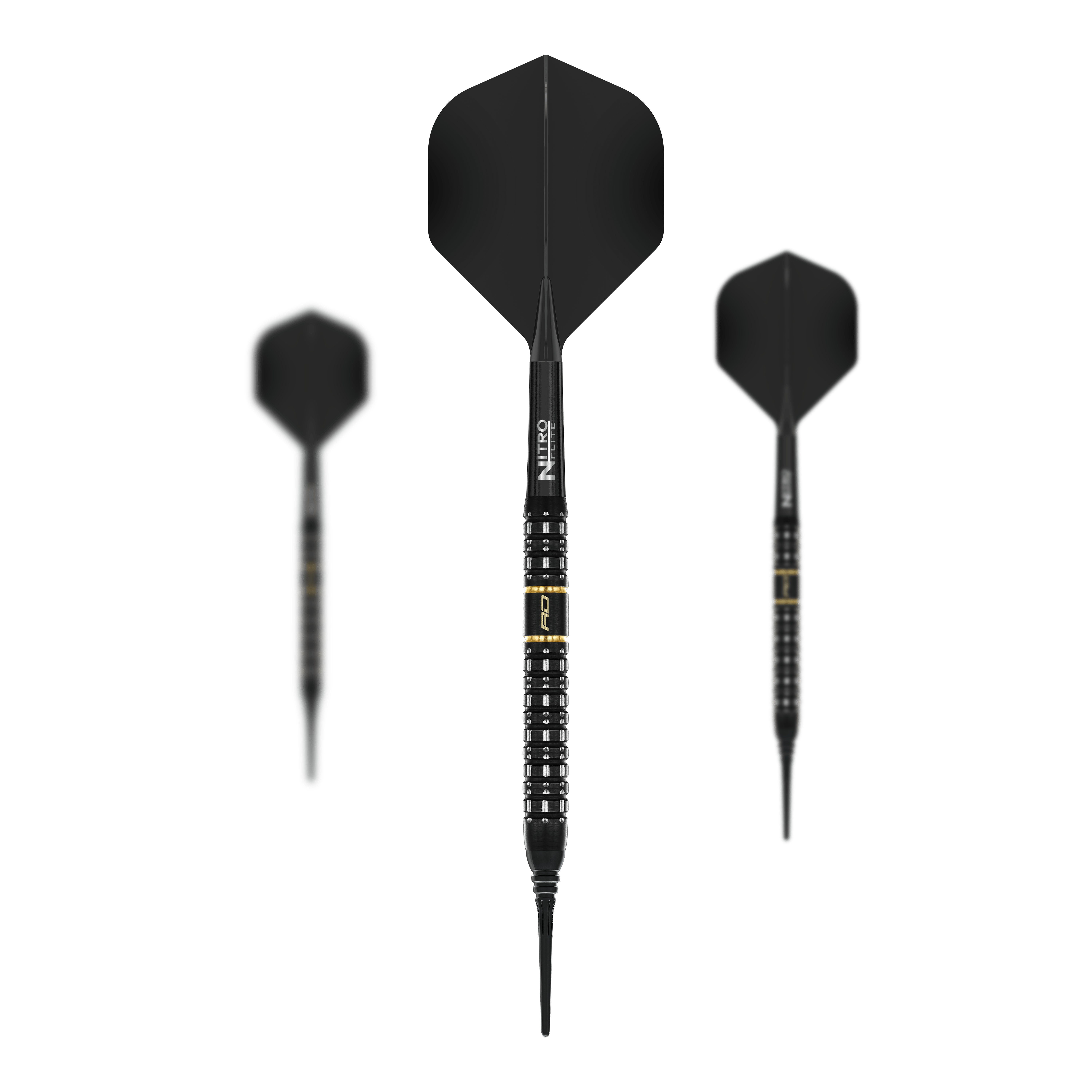 Dieses Bild zeigt die Red Dragon Ascend Parallel Softdarts - 20g. Sie sind speziell für Softdartspieler entworfen.