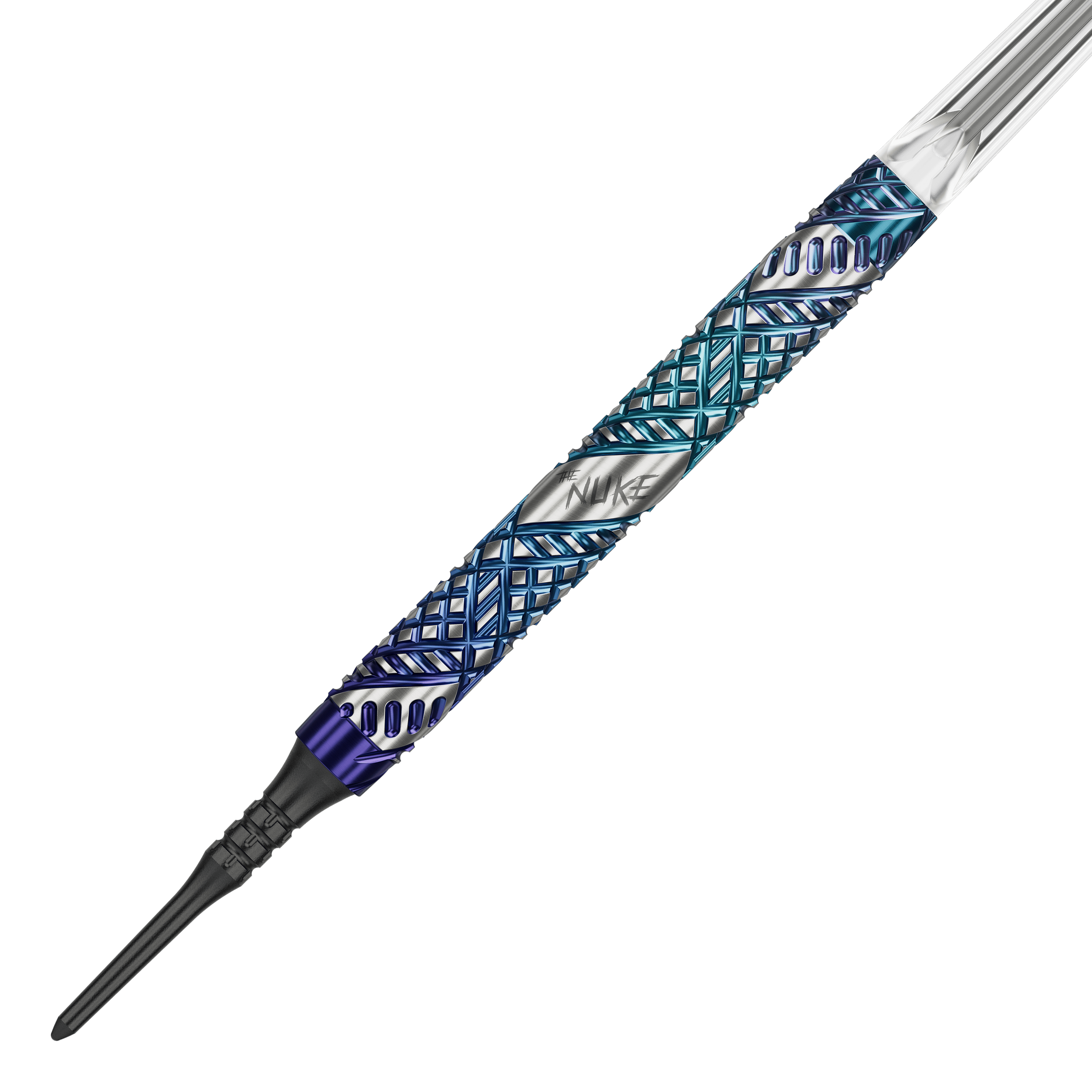Abgebildet sind die Target Luke Littler Edge Softdarts - 19g. Die Darts zeichnen sich durch ein modernes Design und hochwertige Verarbeitung aus.