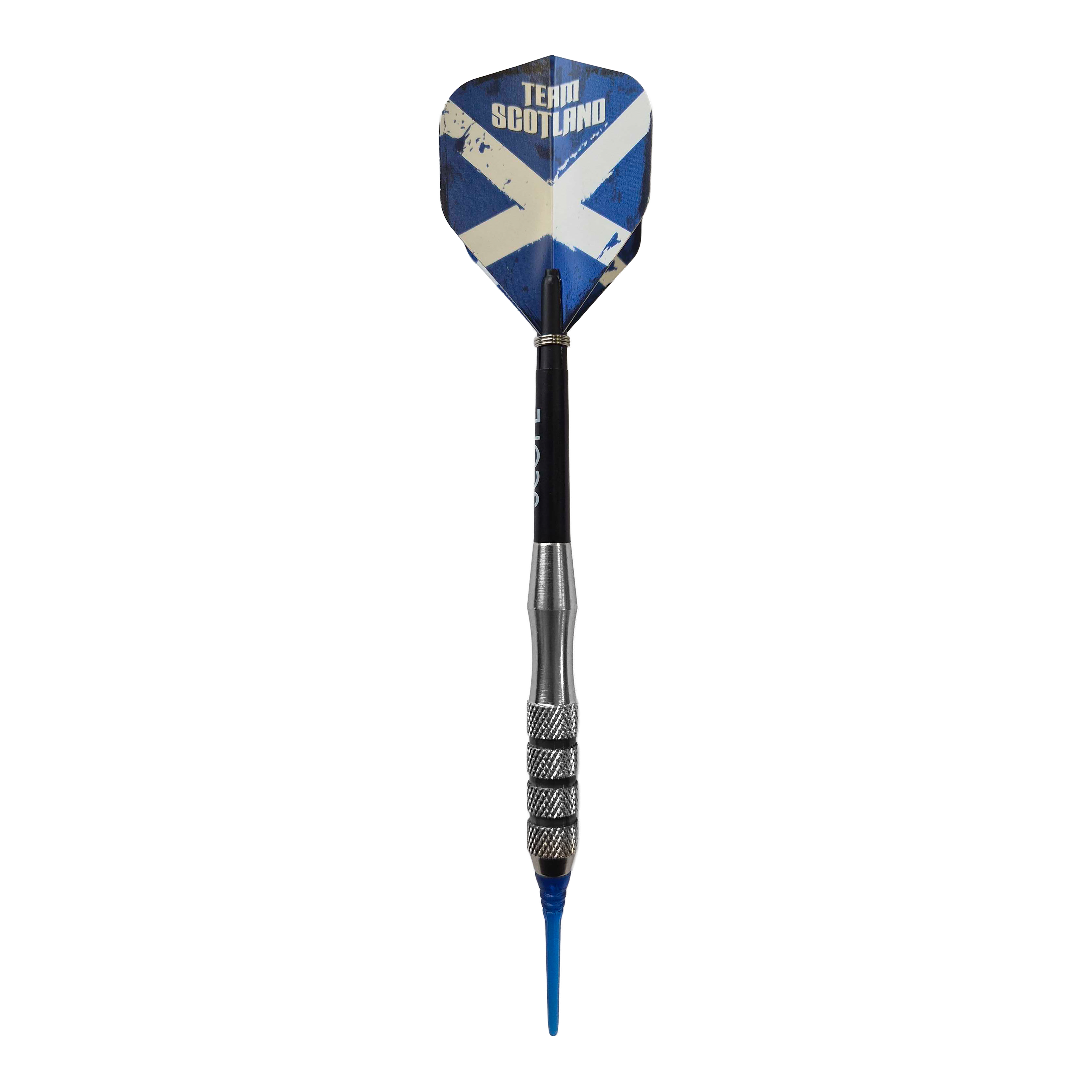 McDart Scottish Cross Brass Soft Darts - 18g Abgebildet sind die McDart Scottish Cross Brass Softdarts mit 18g. Die Darts tragen ein schottisches Kreuz und sind für Softdarts ausgelegt.