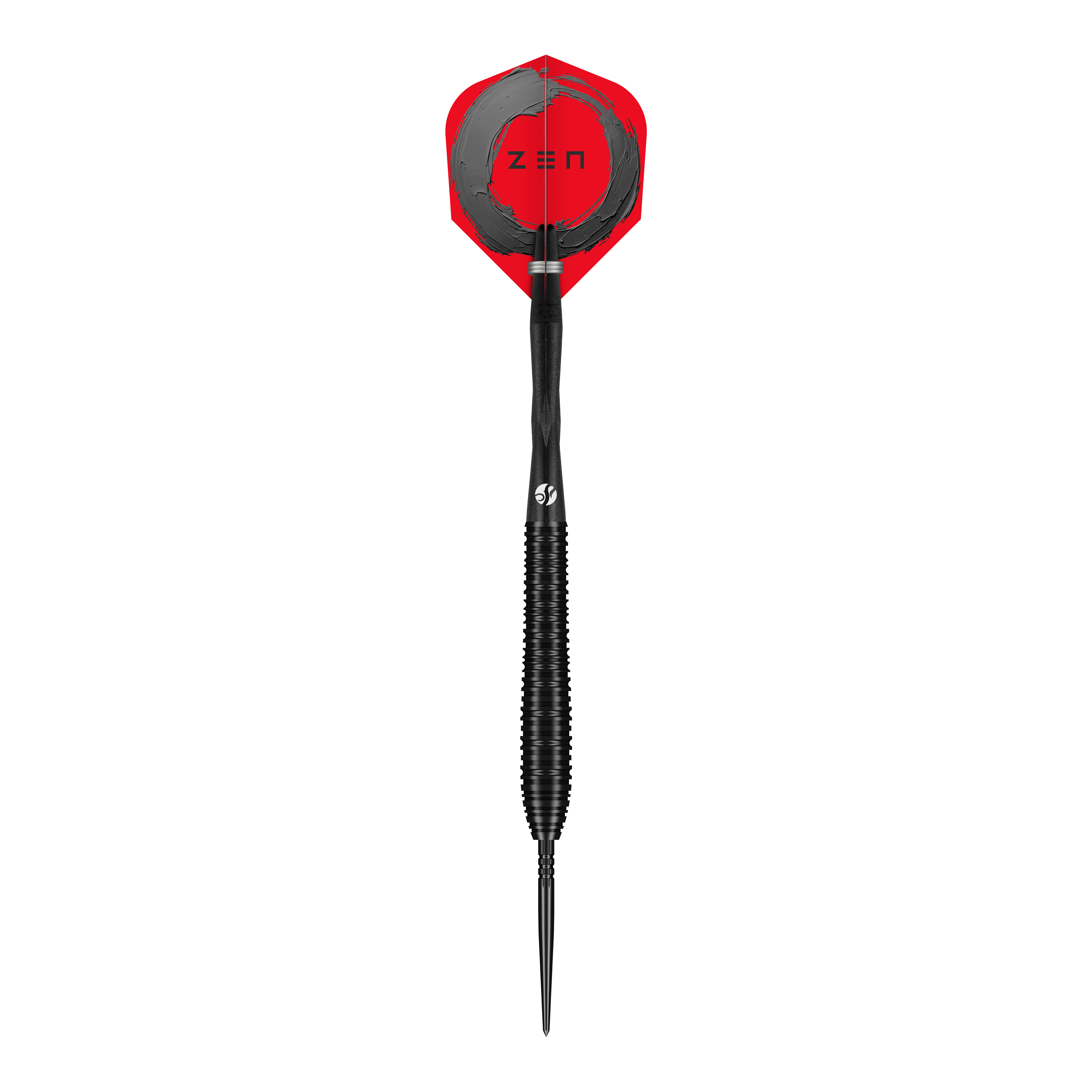 Shot ZEN Torpedo Turbo Point Steel Darts - 23g Auf diesem Bild sind die Shot ZEN Torpedo Turbo Point Steeldarts - 23g zu sehen. Die Steeldarts werden präsentiert.