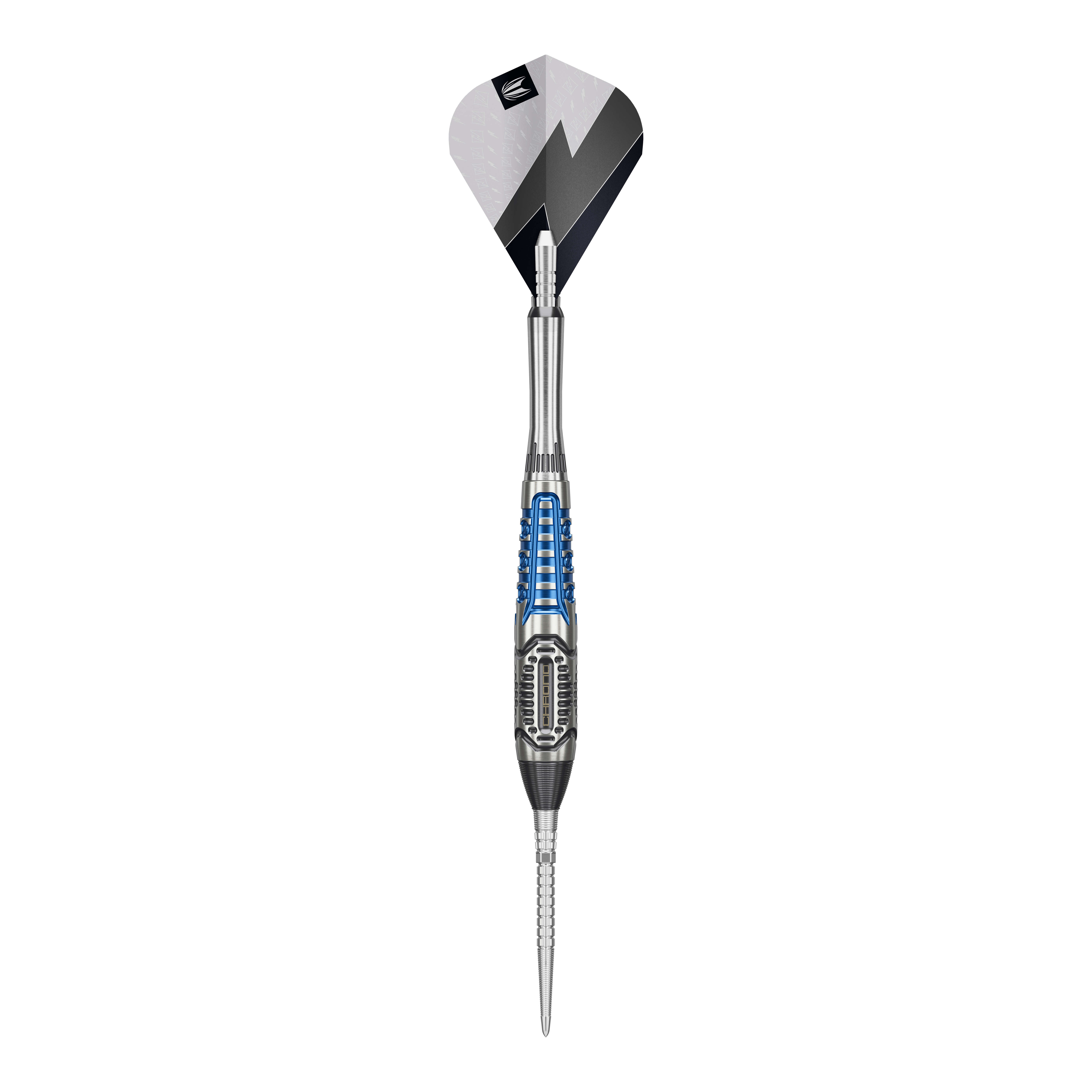Target Phil Taylor Power X Chrono Swiss Points steel darts Das Bild zeigt die Target Phil Taylor Power X Chrono Swiss Points Steeldarts. Die Darts sind für Präzision und Leistung konzipiert.