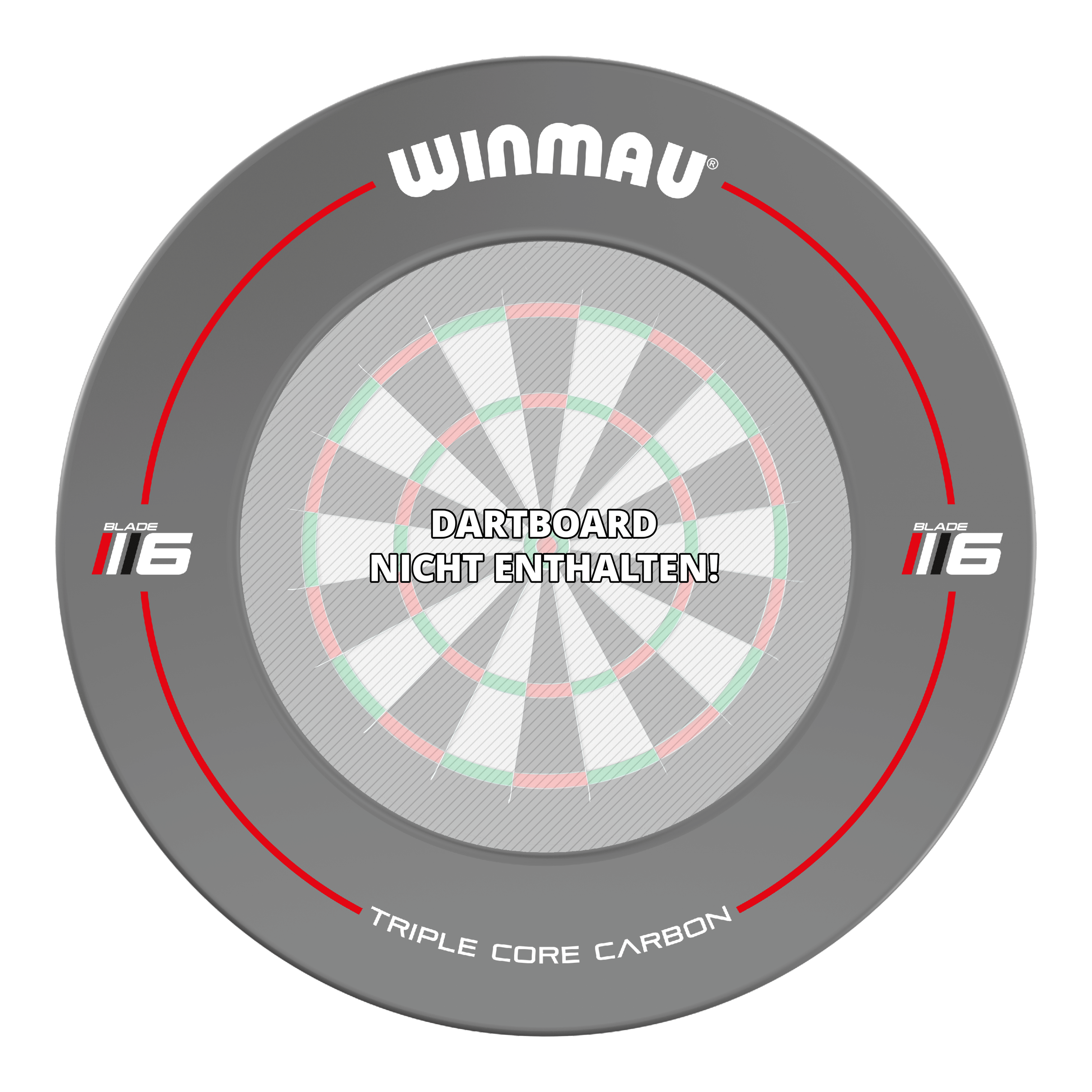 Winmau Dartboard Surround Blade 6 Design - Grey