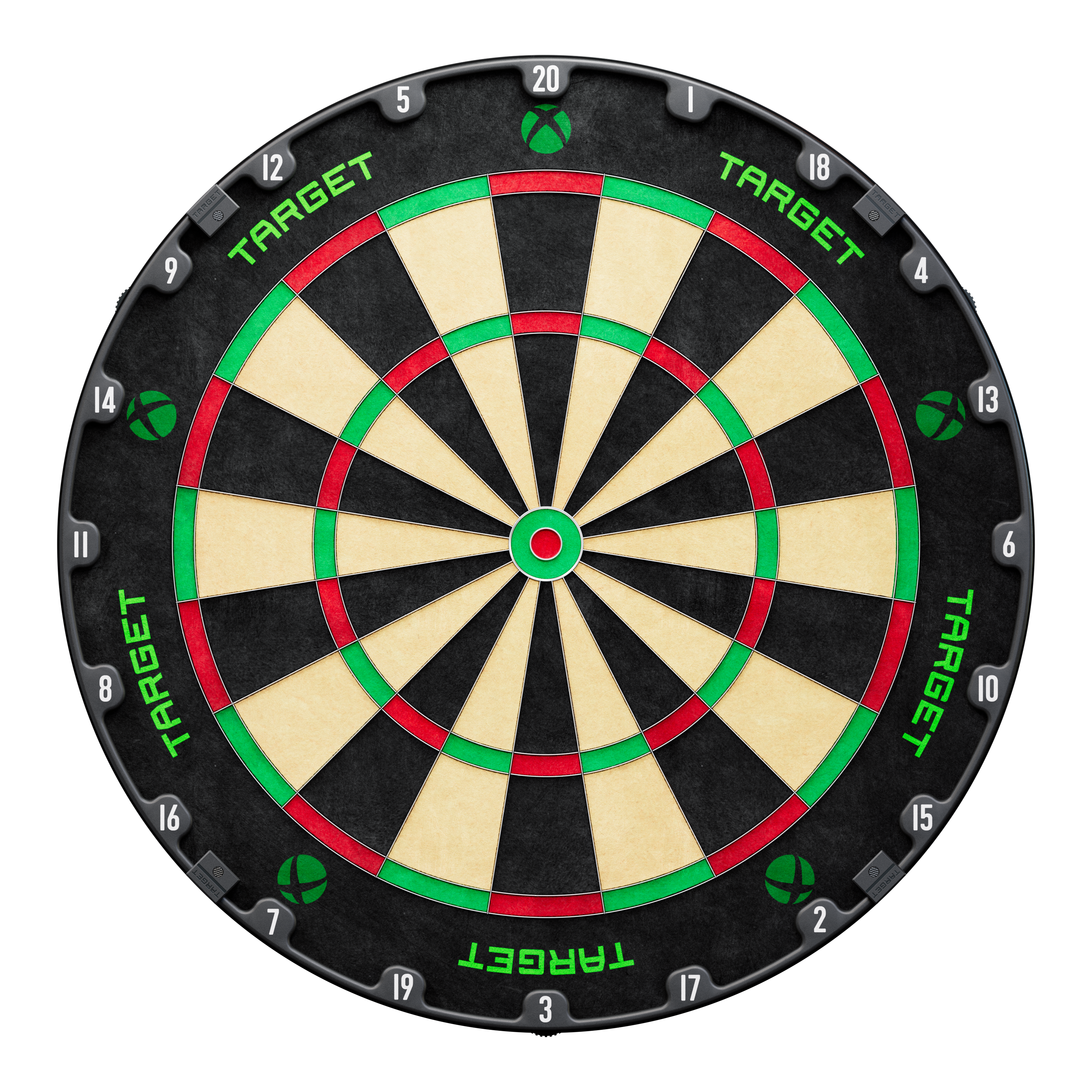 Target Xbox Dartboard Surround Bundle Das Bild zeigt das Target Xbox Dartboard Surround Bundle. Ein Set für Darts-Liebhaber zur Verbesserung des Spielerlebnisses.
