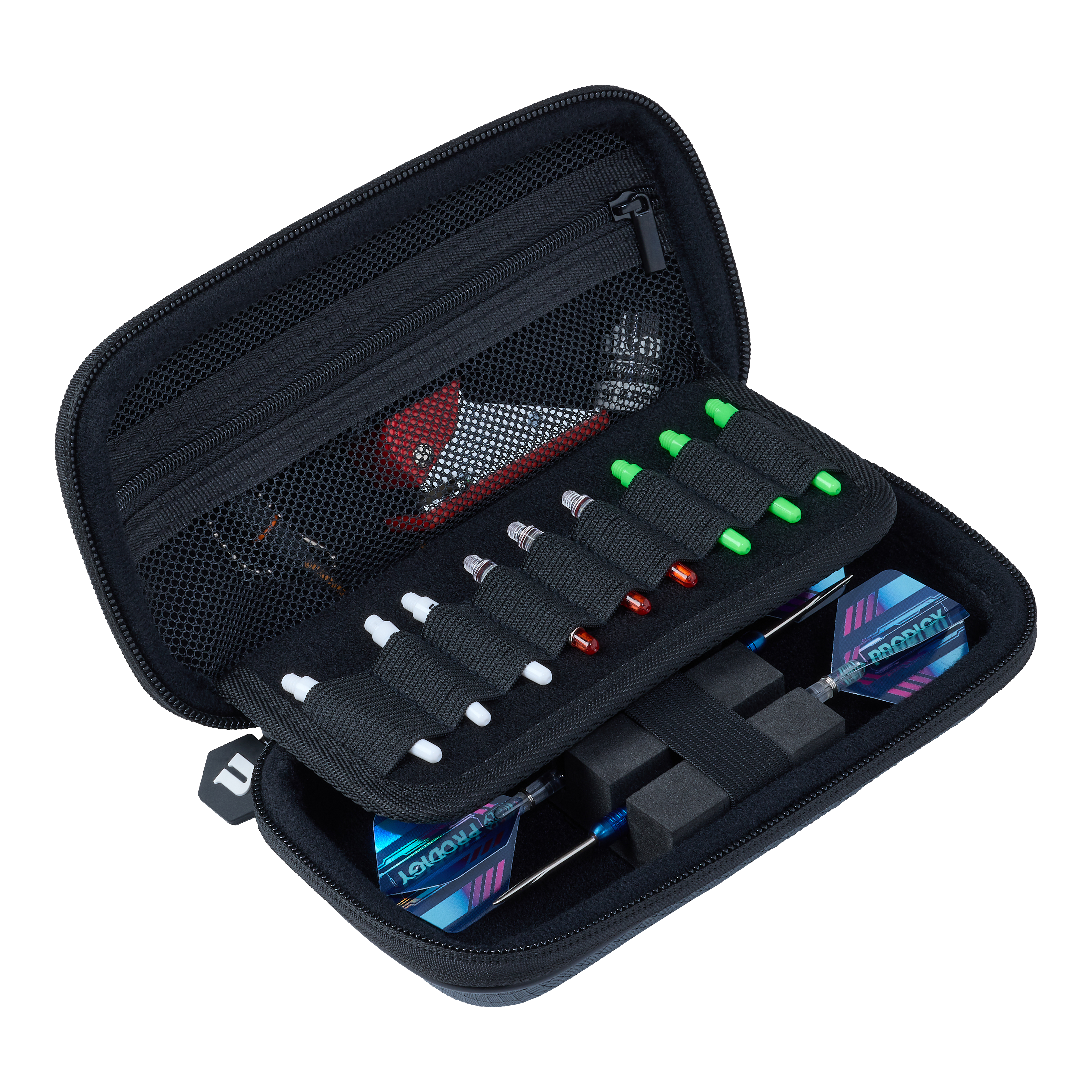 Unicorn Vanguard Small Dartcase - Grey Hier sieht man das Unicorn Vanguard Small Dartcase in der Farbe Grau. Das Etui ist ideal, um Darts und Zubehör zu verstauen.