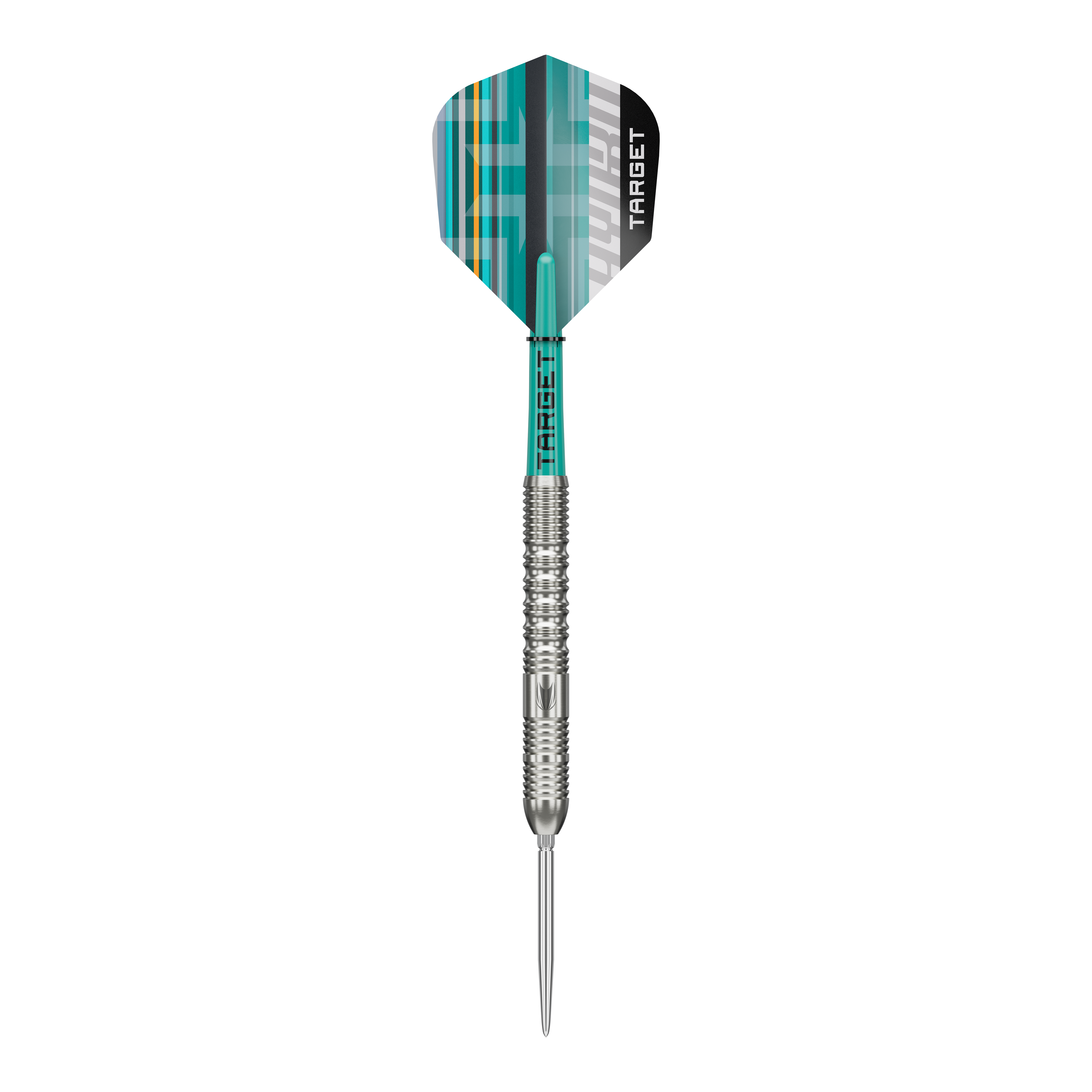 Target Hydro 01 Swiss Point steel darts Zu sehen ist das Produkt Target Hydro 01 Swiss Point Steeldarts. Diese Steeldarts sind für Präzisionswürfe bekannt.