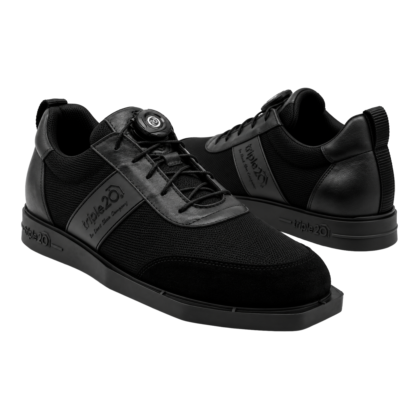Triple20 Dart Shoes Textile with Twist Closure - Black Triple20 Dart Shoes Textile with Twist Closure - Black