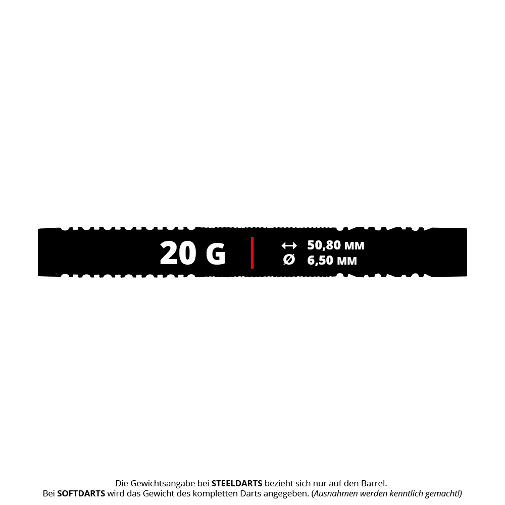 Red Dragon Amp Tapered Soft Darts - 20g Hier werden die Red Dragon Amp Tapered Softdarts mit 20g Gewicht gezeigt. Diese Softdarts sind für den elektronischen Dartautomat geeignet.