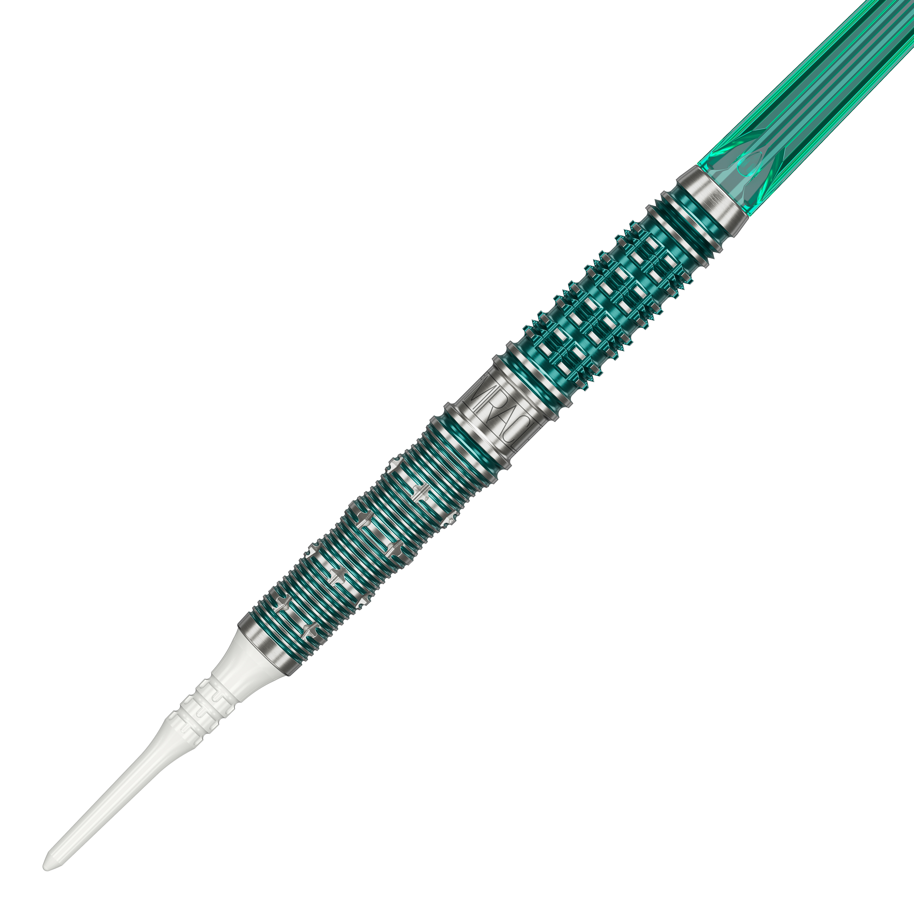 Auf dem Bild sind die Target Japan Mikuru Suzuki The Miracle GEN7 Softdarts mit einem Gewicht von 21,5g zu sehen. Das Produkt ist für Dartspieler geeignet, die hochwertige Softdarts suchen.
