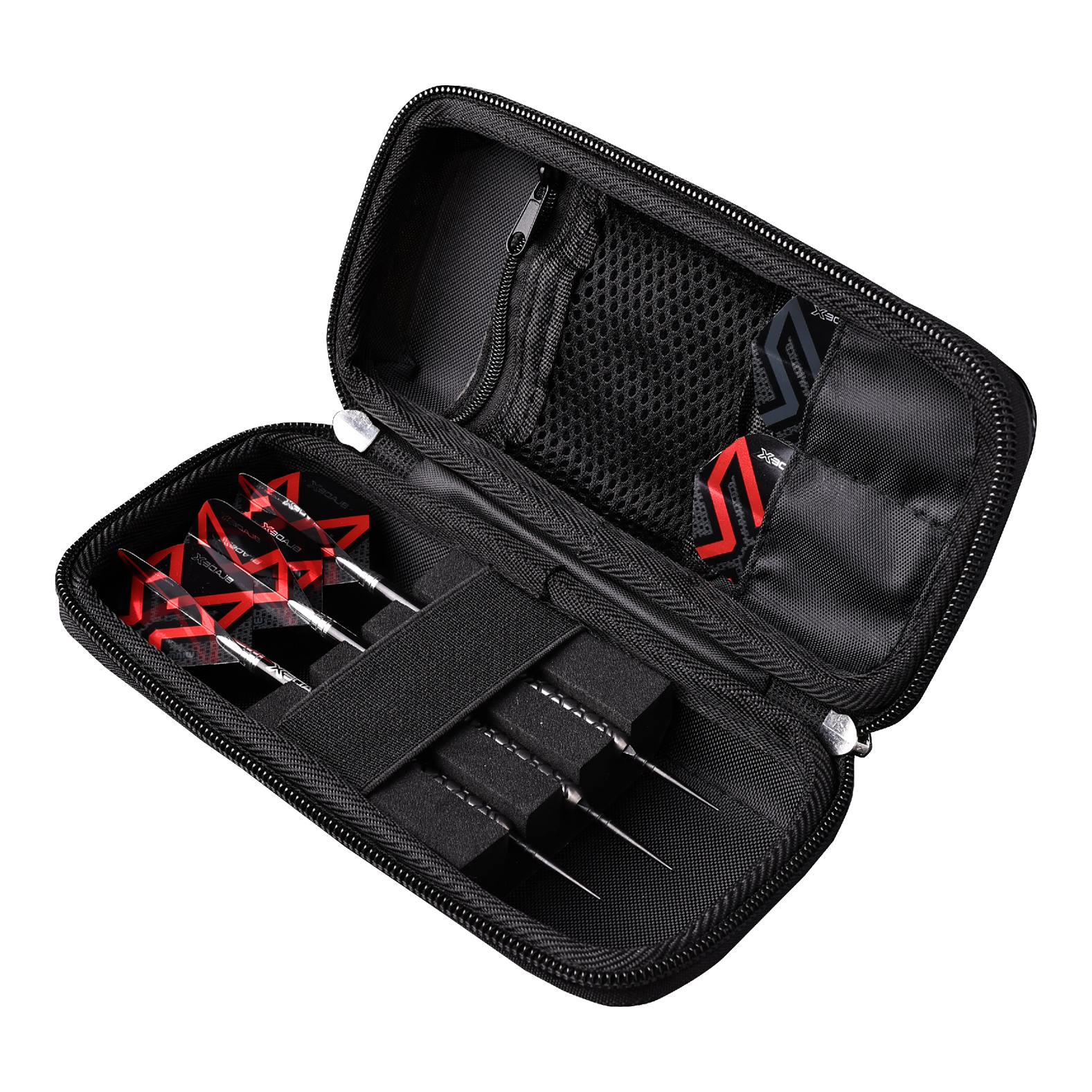 Winmau Blade X Armor G1 dart wallet Hier ist das Winmau Blade X Armor G1 Dartwallet abgebildet. Dieses Dartwallet dient zur sicheren Aufbewahrung von Dartzubehör.
