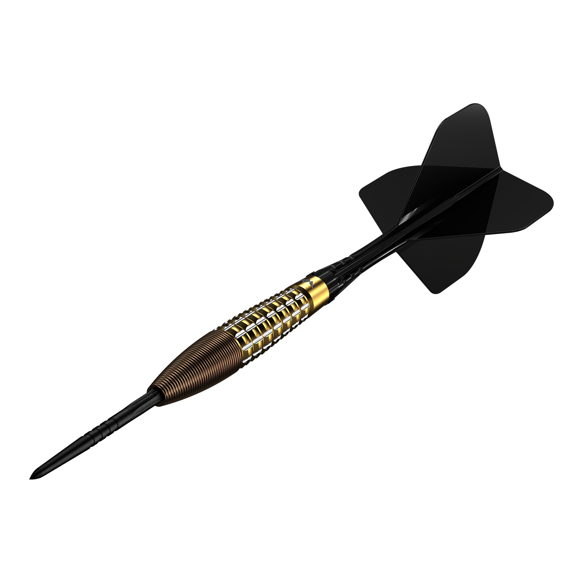 Mission Rhodon steel darts - 23g Das Bild zeigt die Mission Rhodon Steeldarts - 23g. Es handelt sich um hochwertige Steeldarts für präzises Dartspiel.