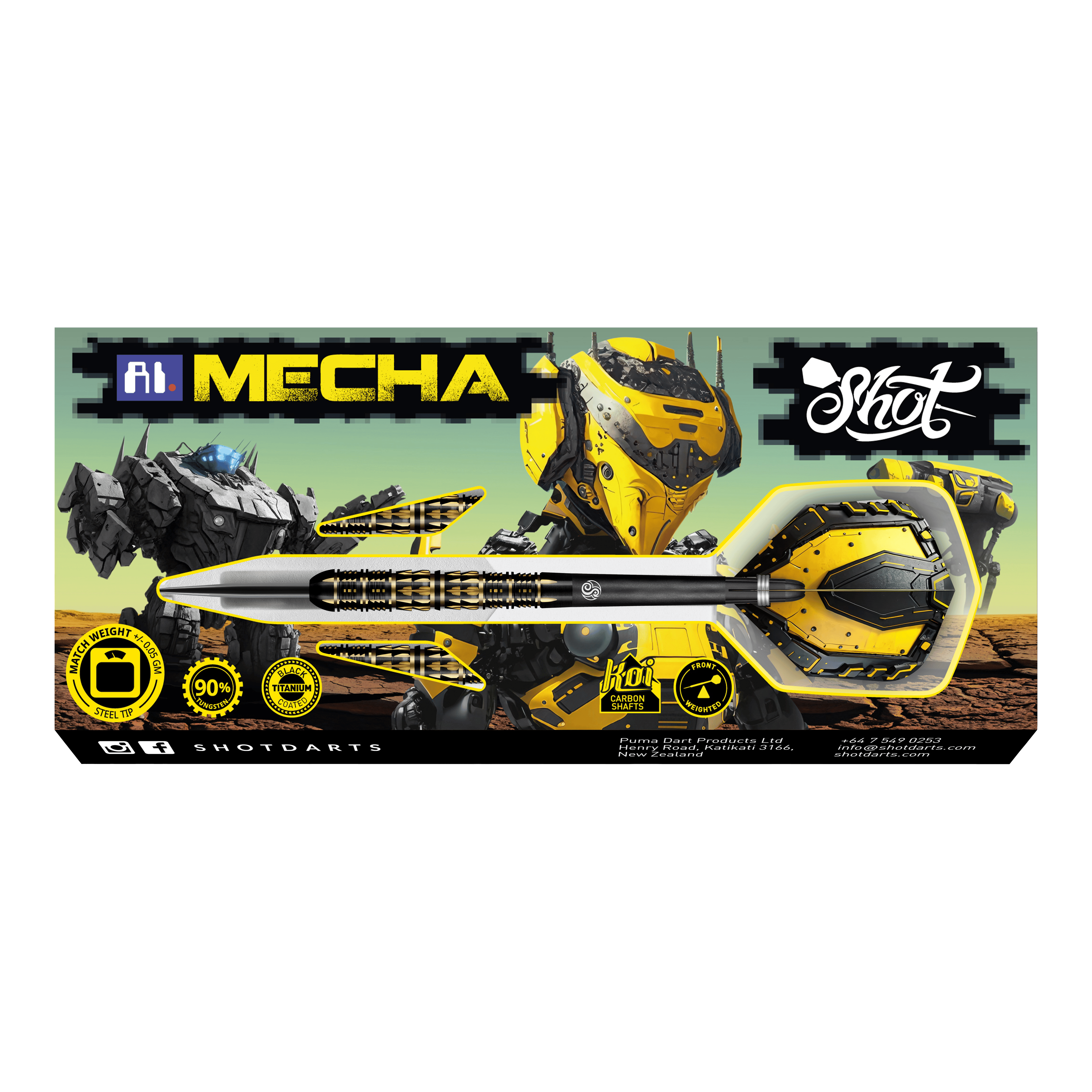 Shot AI Mecha Steel Darts