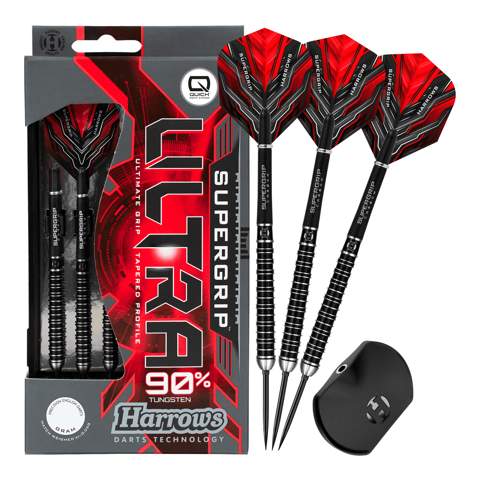 Harrows Supergrip Ultra Quick Point Steel Darts Harrows Supergrip Ultra Quick Point Steel Darts