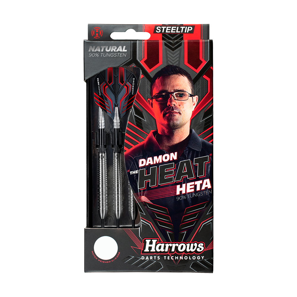 Harrows Damon Heta Natural steel darts