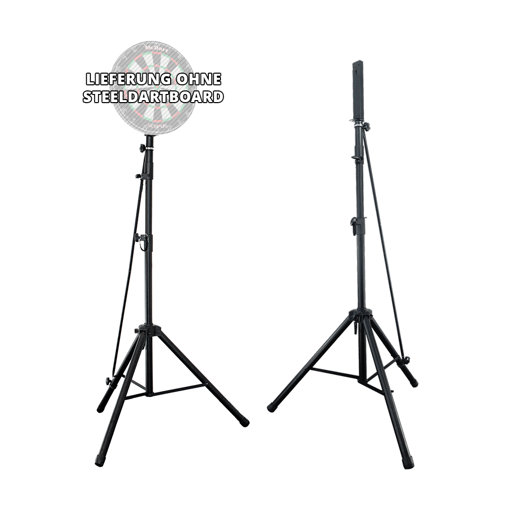 GranBoard 132 Electronic Dartboard with Hybrid Pro Dartboard Stand Das Bild zeigt das GranBoard 132 Elektronisches Dartboard und den Hybrid Pro Dartboardständer als Komplettset. Beide Produkte überzeugen durch ihre hochwertige Verarbeitung.