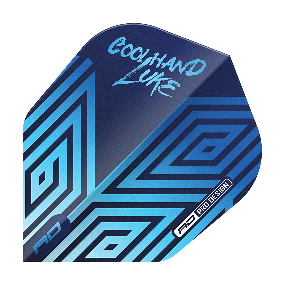 Red Dragon Luke Humphries Coolhand Blue No6 Flights