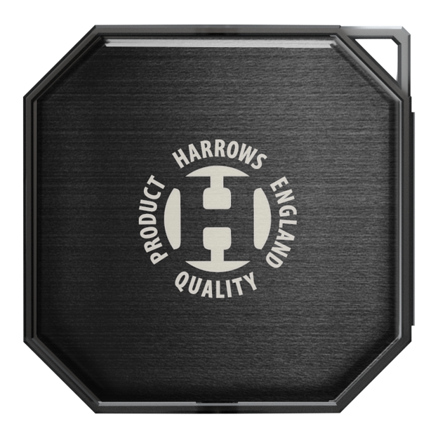 Harrow's Premium Quick Point Tool Case Das Bild zeigt das Harrows Premium Quick Point Tool Case. Es handelt sich um eine hochwertige Aufbewahrungslösung für Dartzubehör.