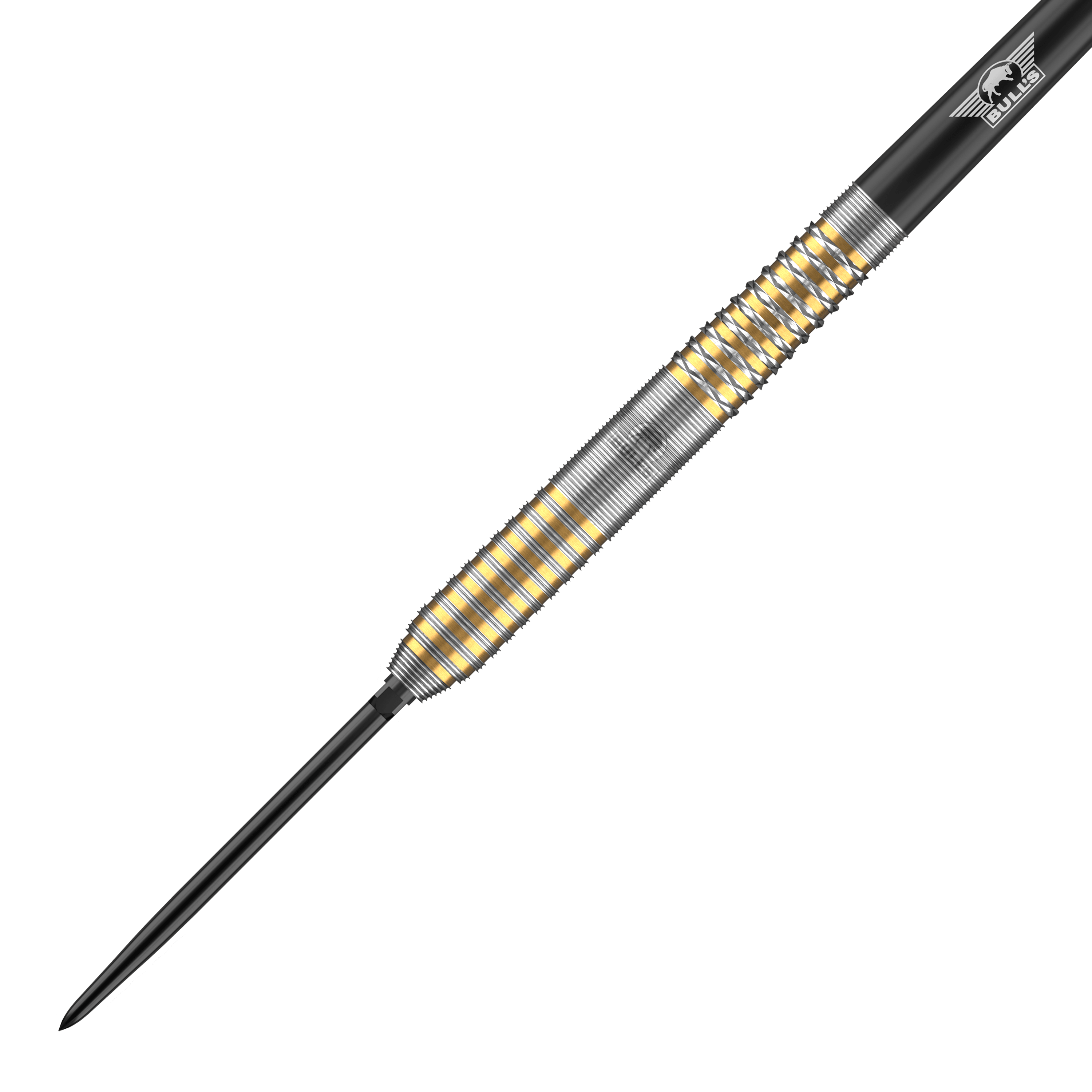 Bulls NL Vintage Ghost Convertible Points Steel Darts Das Bild zeigt die Bulls NL Vintago Ghost Convertible Points Steeldarts. Es handelt sich um hochwertige Steeldarts mit auswechselbaren Spitzen.
