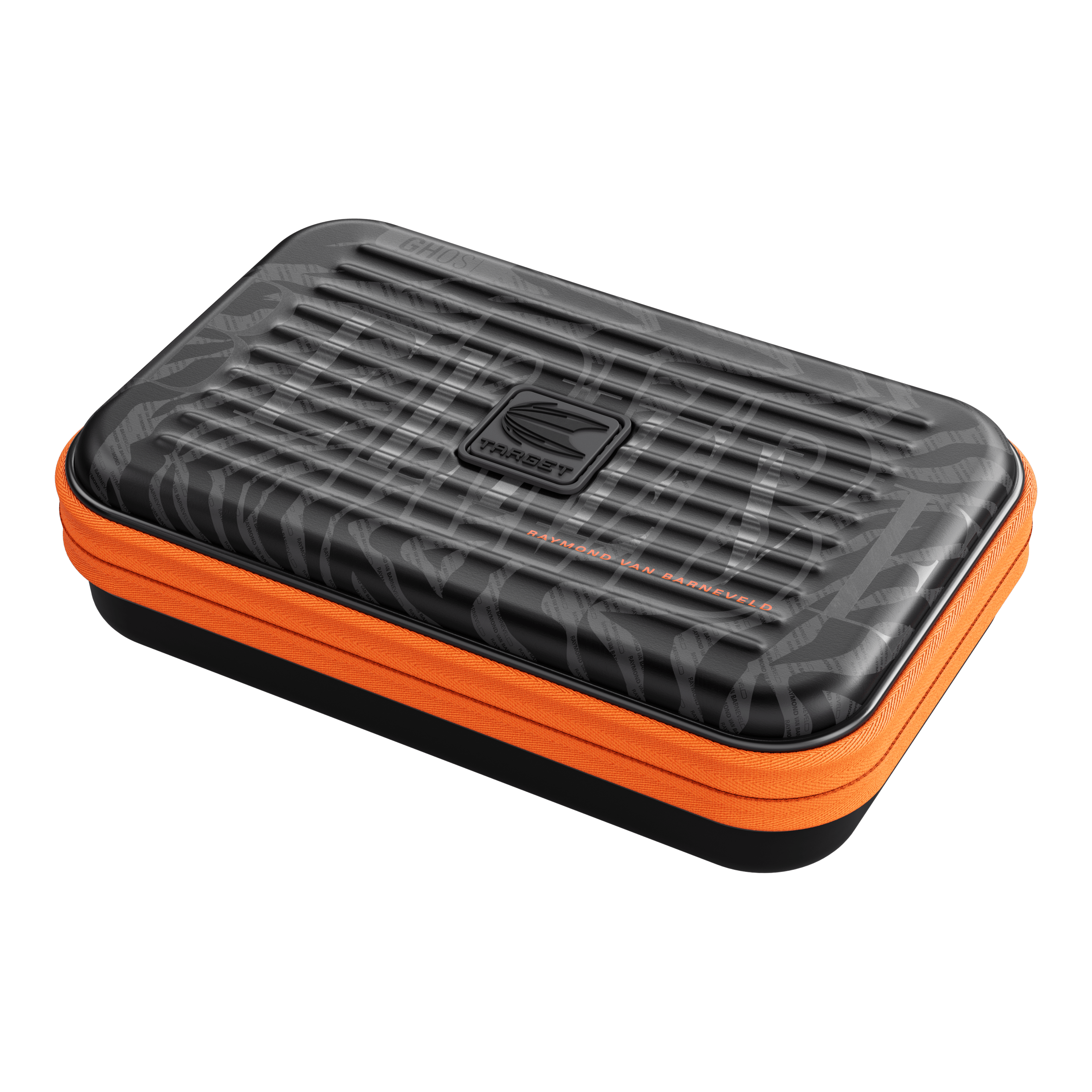 Takoma XL Ghost Series Raymond Van Barneveld dart case Das Bild zeigt das Takoma XL Ghost Series Raymond Van Barneveld Dartcase. Es ist ein Dartcase zur sicheren Aufbewahrung von Darts und Zubehör.