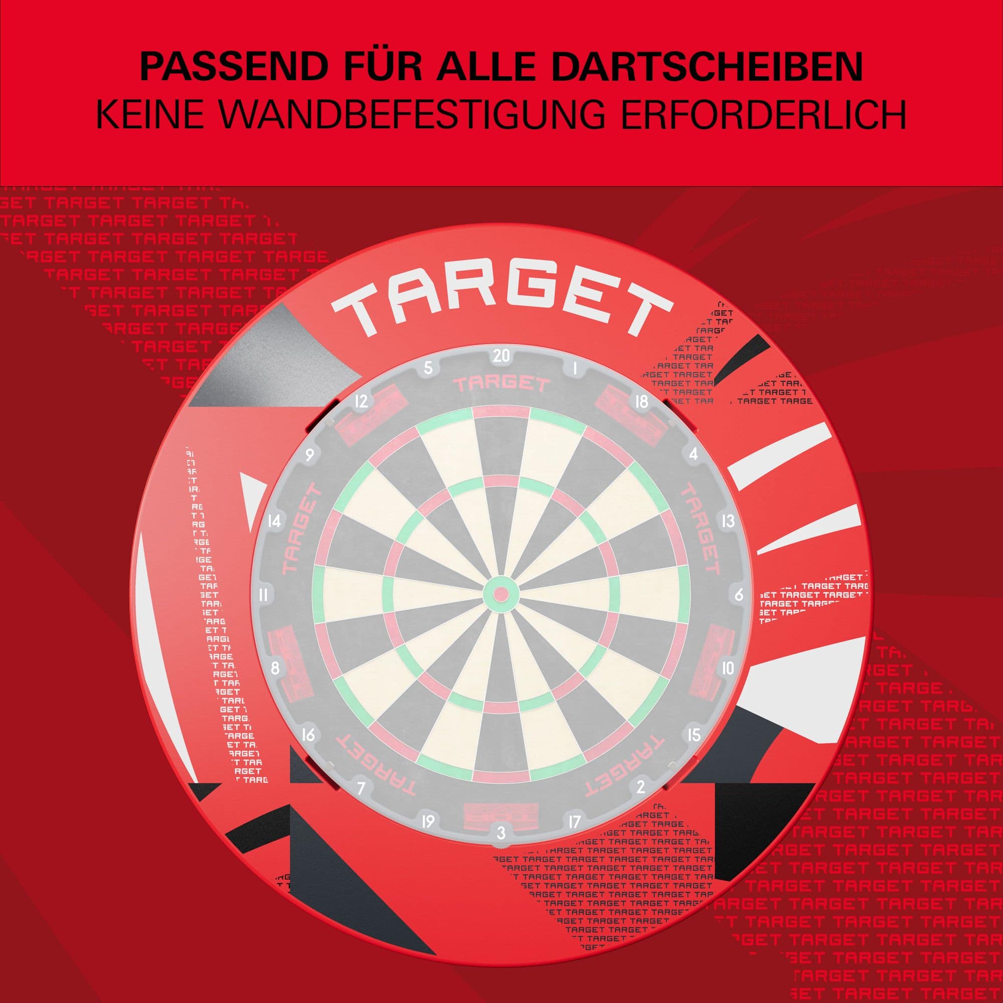 Target Notched Patterned Dartboard Surround Target Notched Patterned Dartboard Surround